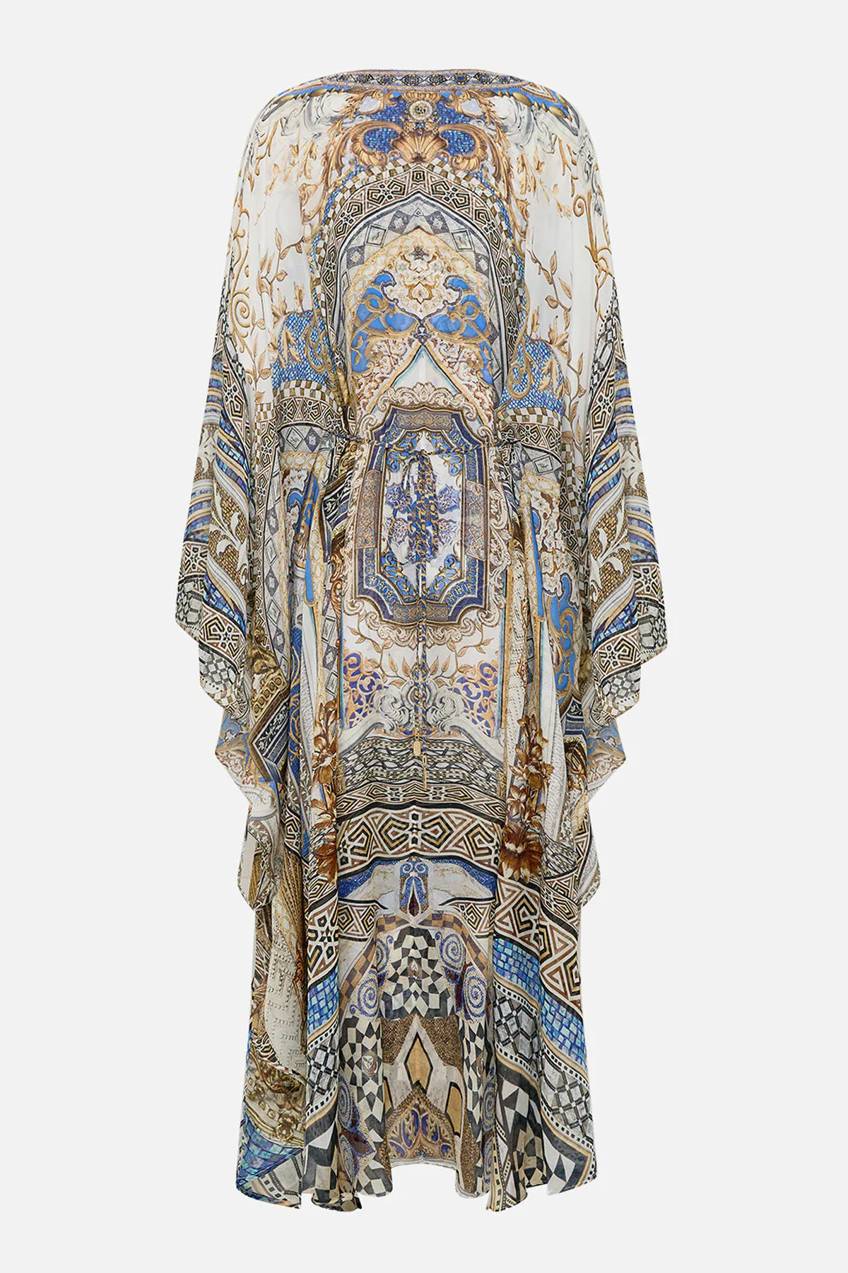 Camilla Long Kaftan With Waist Detail