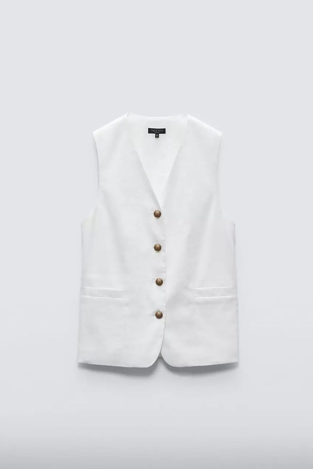 Rag & Bone Charlotte Linen Vest