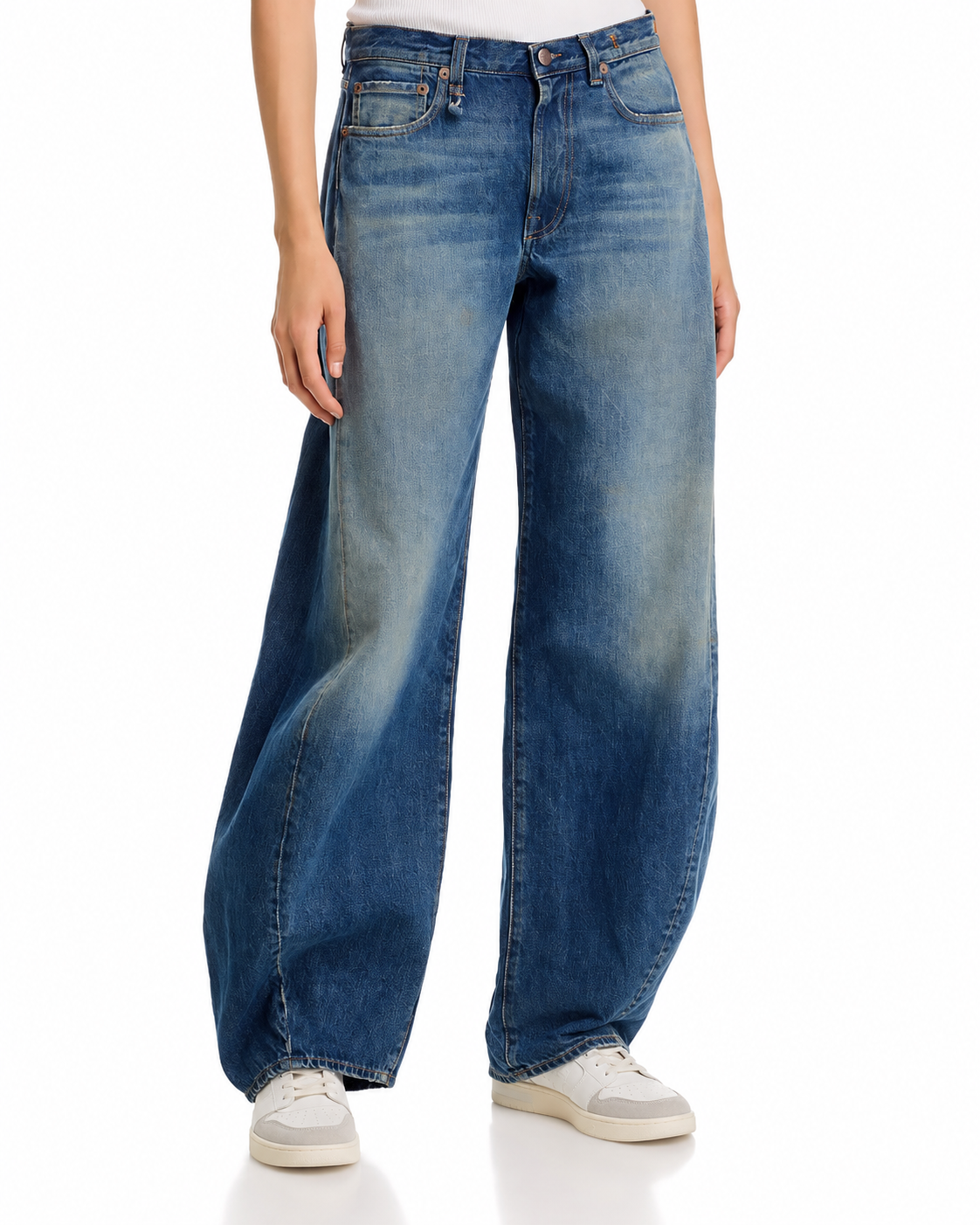 R13 Janine Jean - Hackney Blue