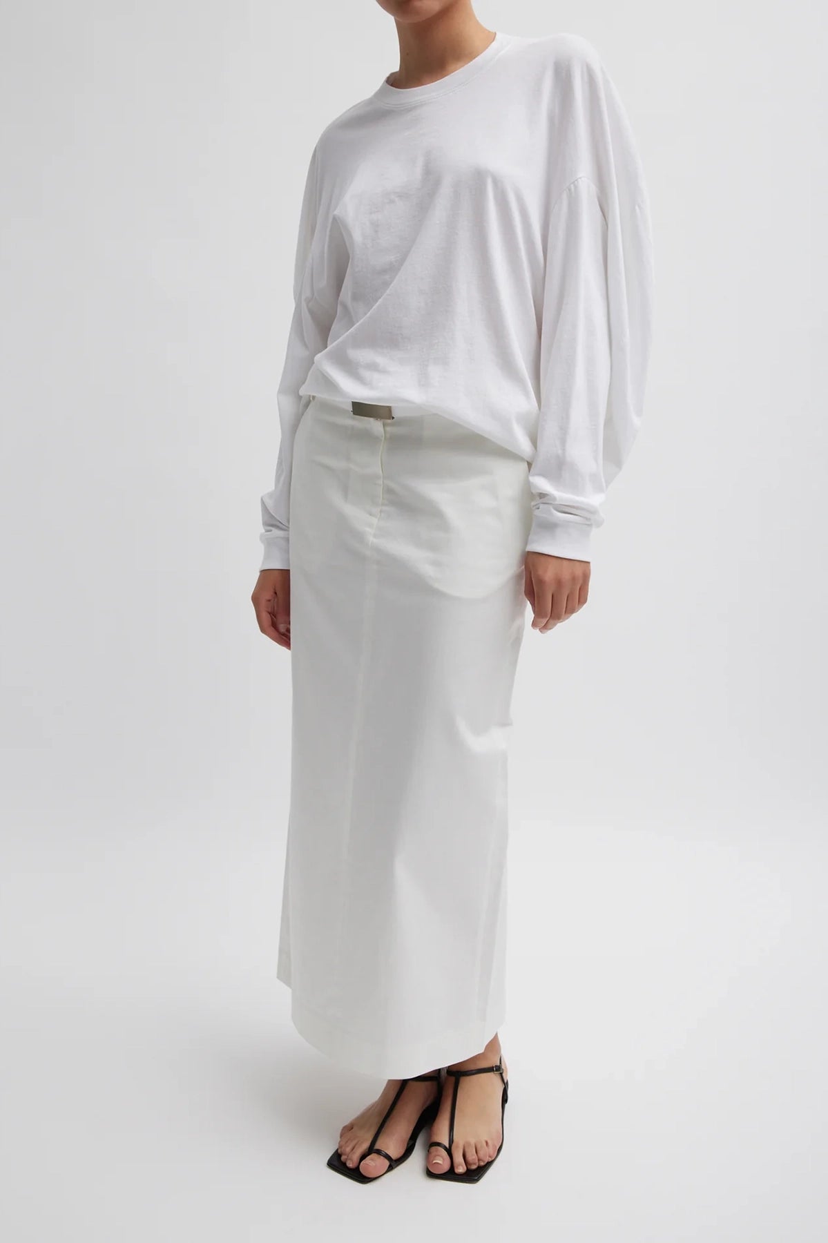 Tibi Chino Maxi Skirt