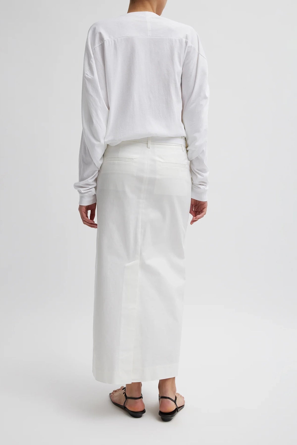 Tibi Chino Maxi Skirt