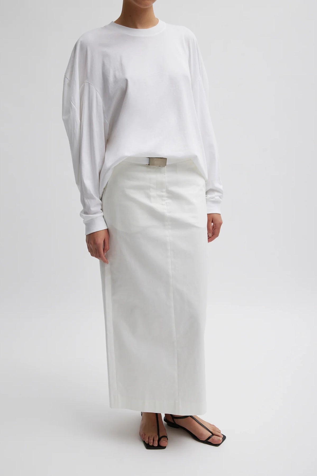 Tibi Chino Maxi Skirt