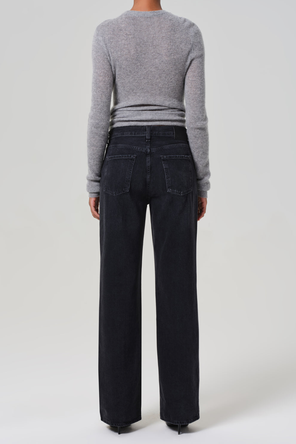 Citizens of Humanity Annina 33" High Rise Wide Jeans