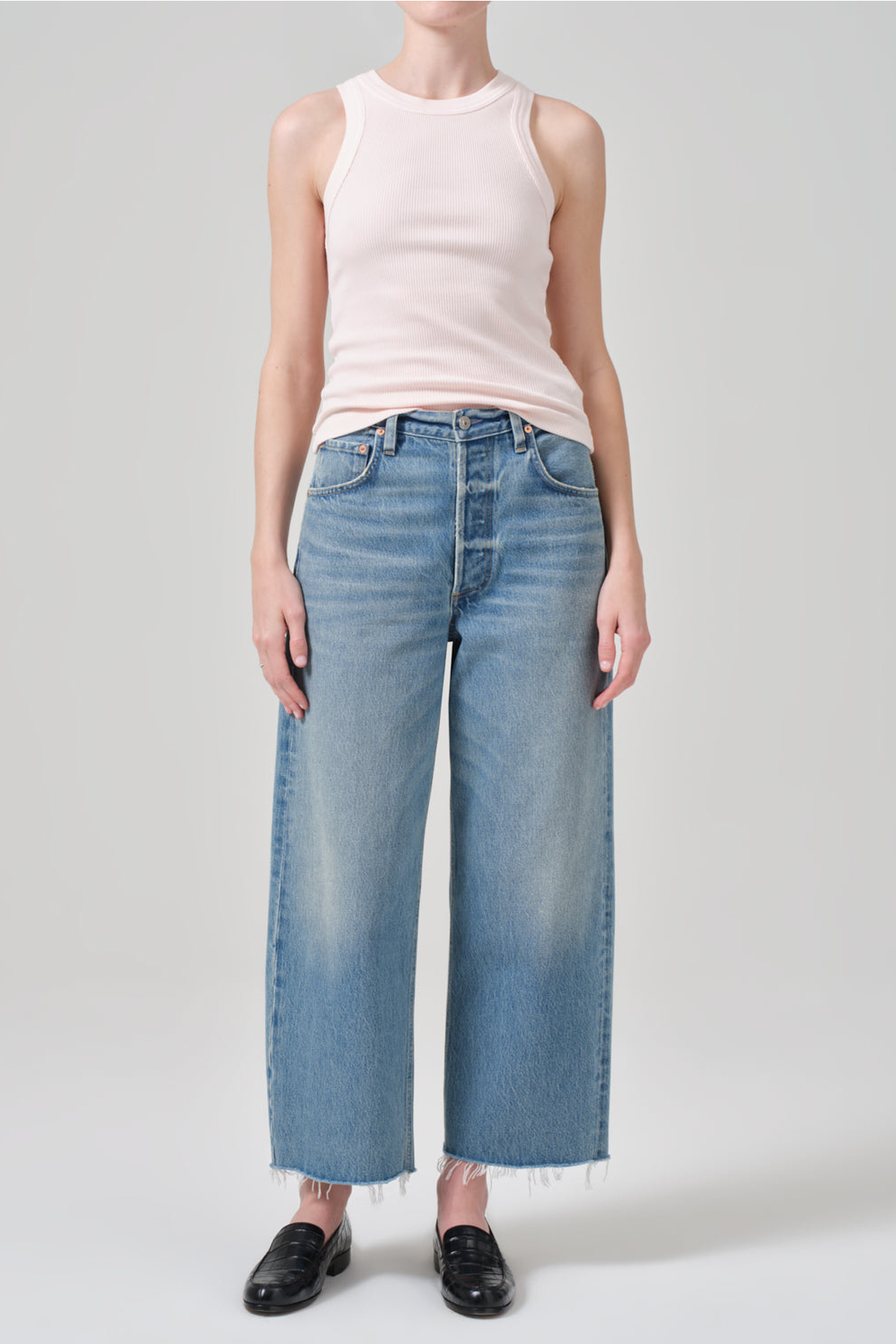 Citizens of Humanity Ayla Raw Hem Crop Jeans