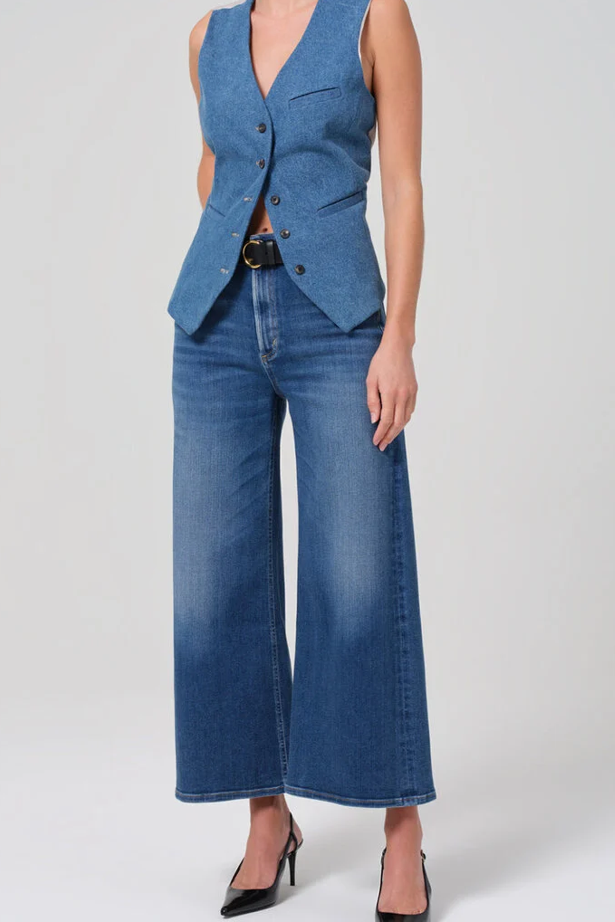 Citizens of Humanity Lyra Wide Leg Crop Jeans