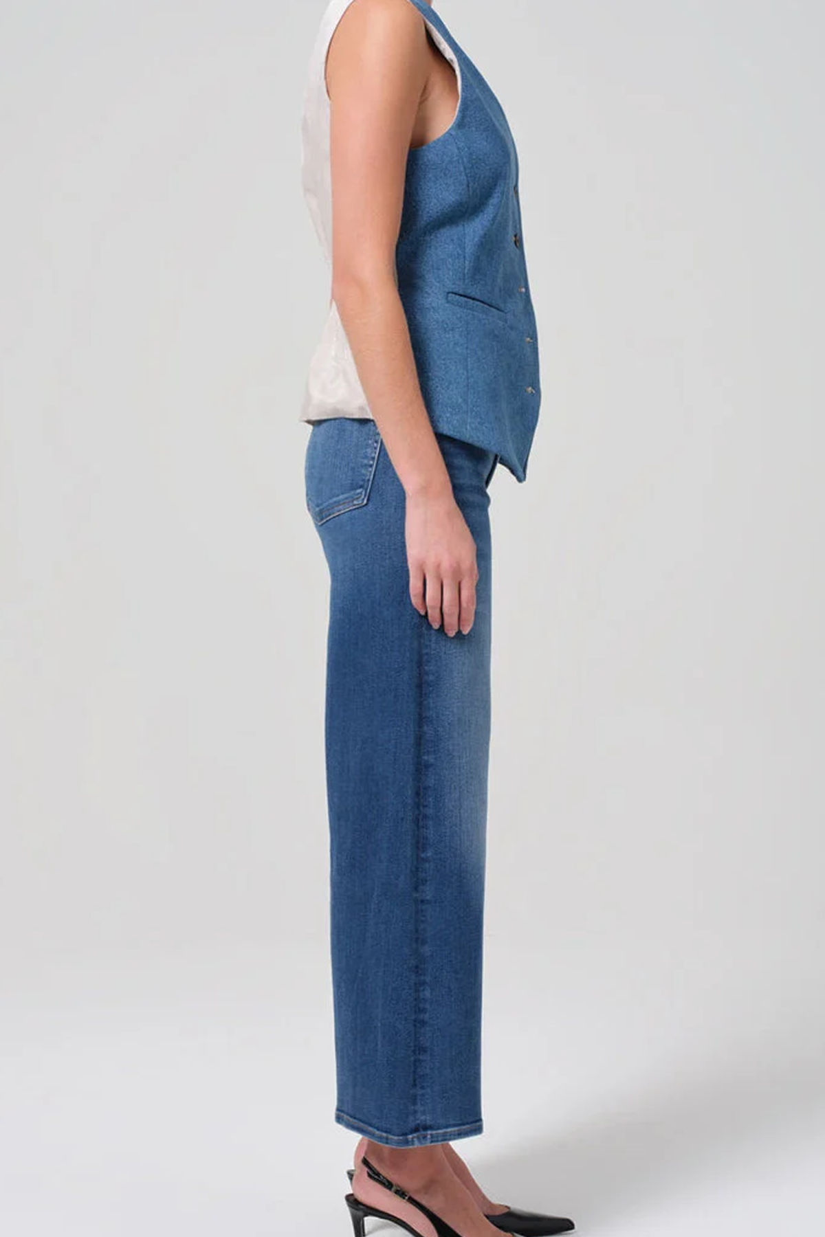 Citizens of Humanity Lyra Wide Leg Crop Jeans