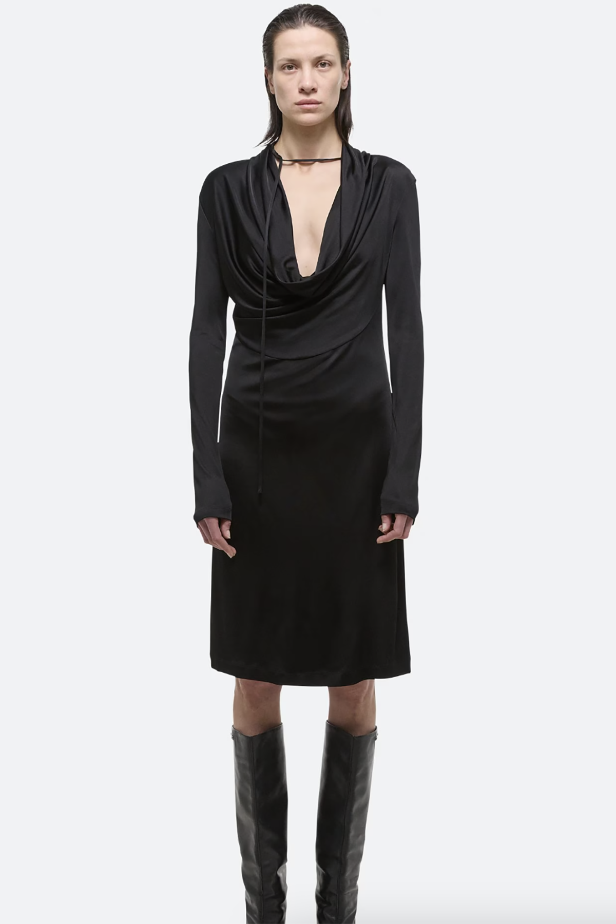 Helmut Lang Cowl Dress