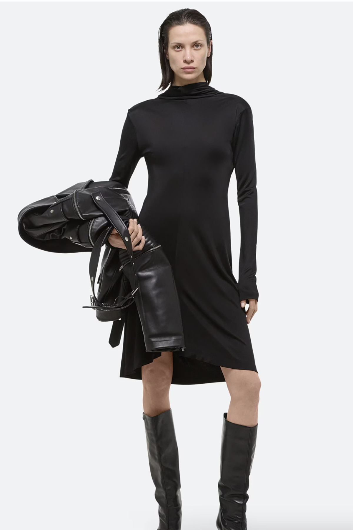 Helmut Lang Cowl Dress