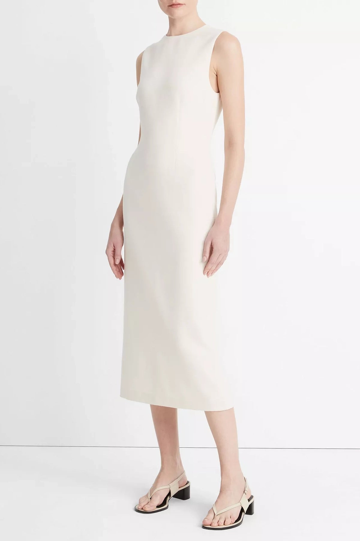 Vince Crew Neck Sheath Dress