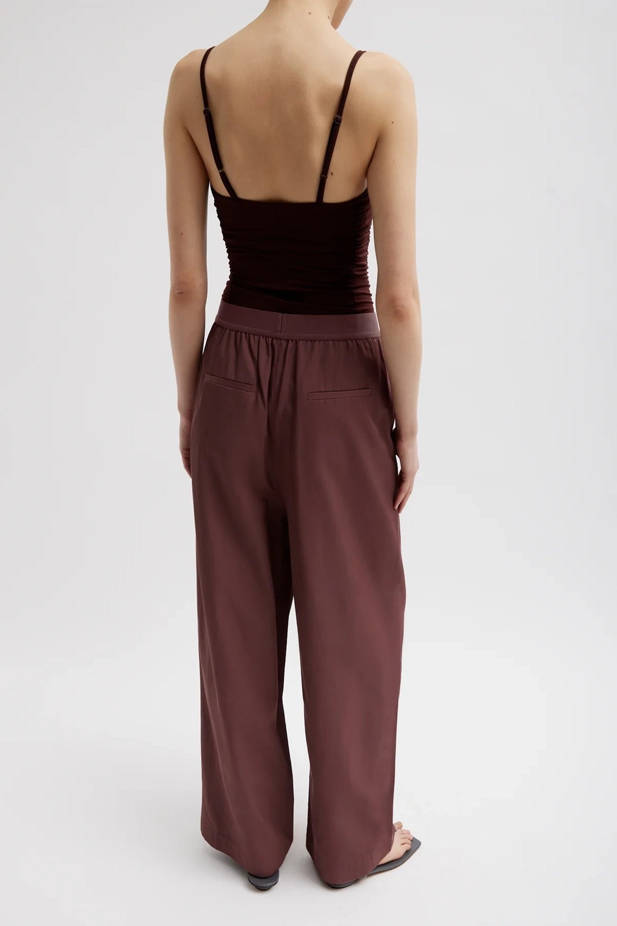 Tibi Drapey Suiting Marit Pullon Pant