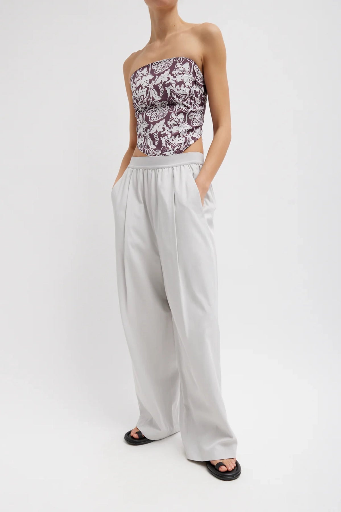 Tibi Drapey Suiting Marit Pullon Pant