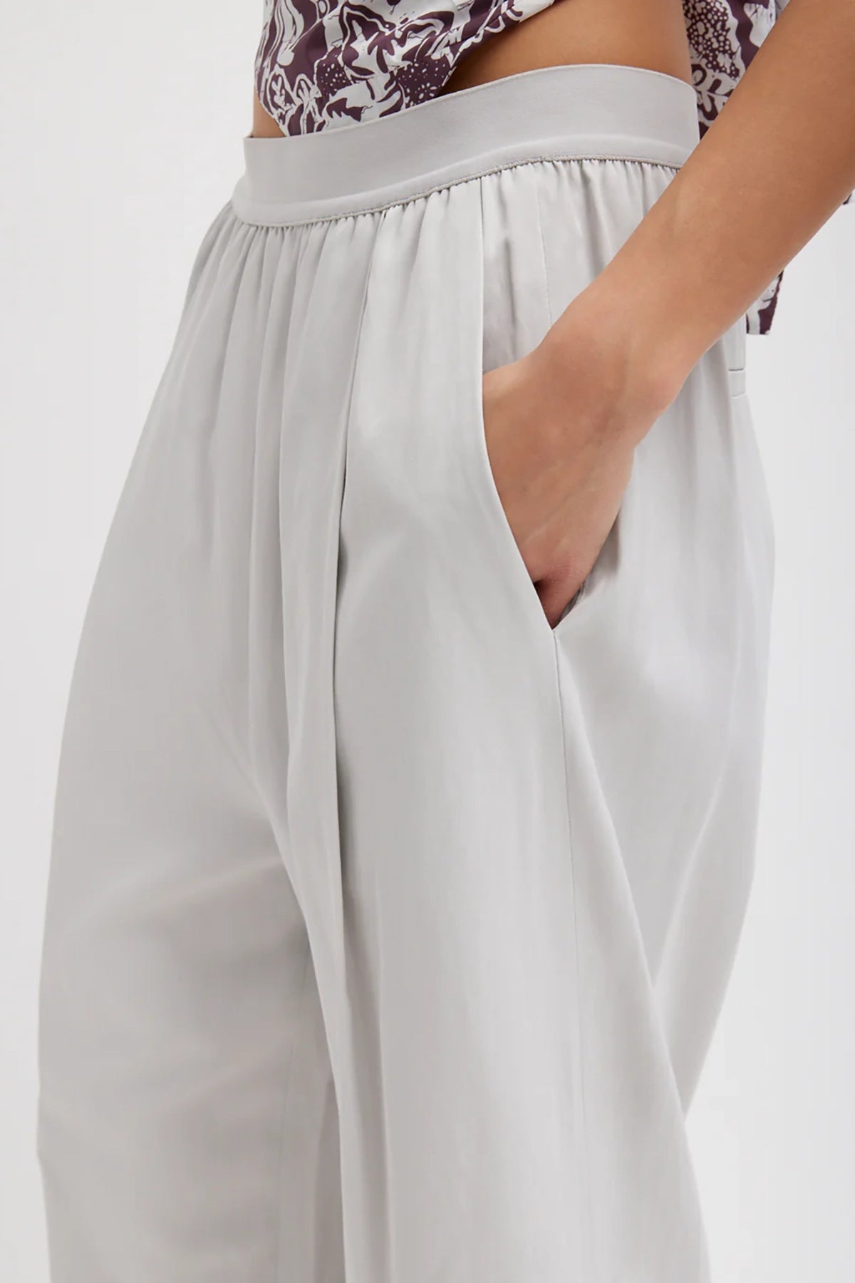 Tibi Drapey Suiting Marit Pullon Pant