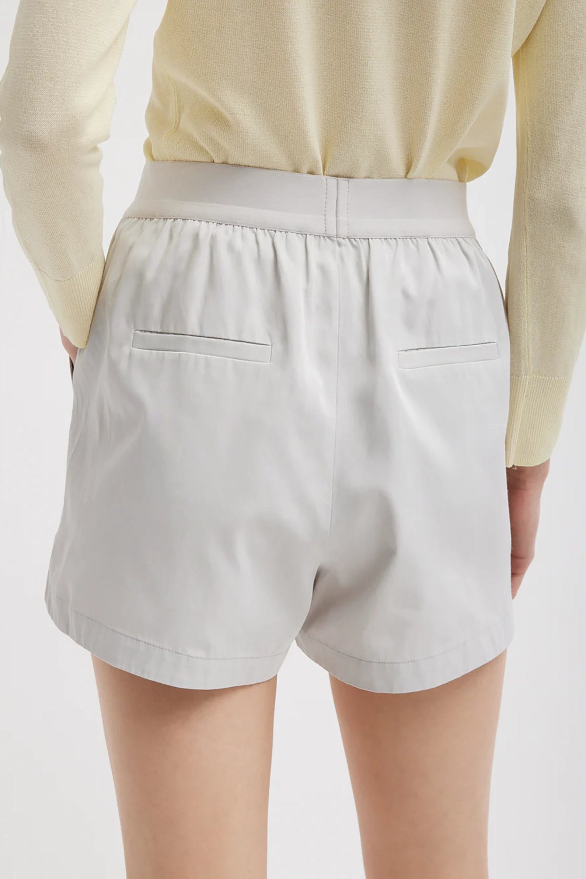 Tibi Drapey Suiting Pullon Short