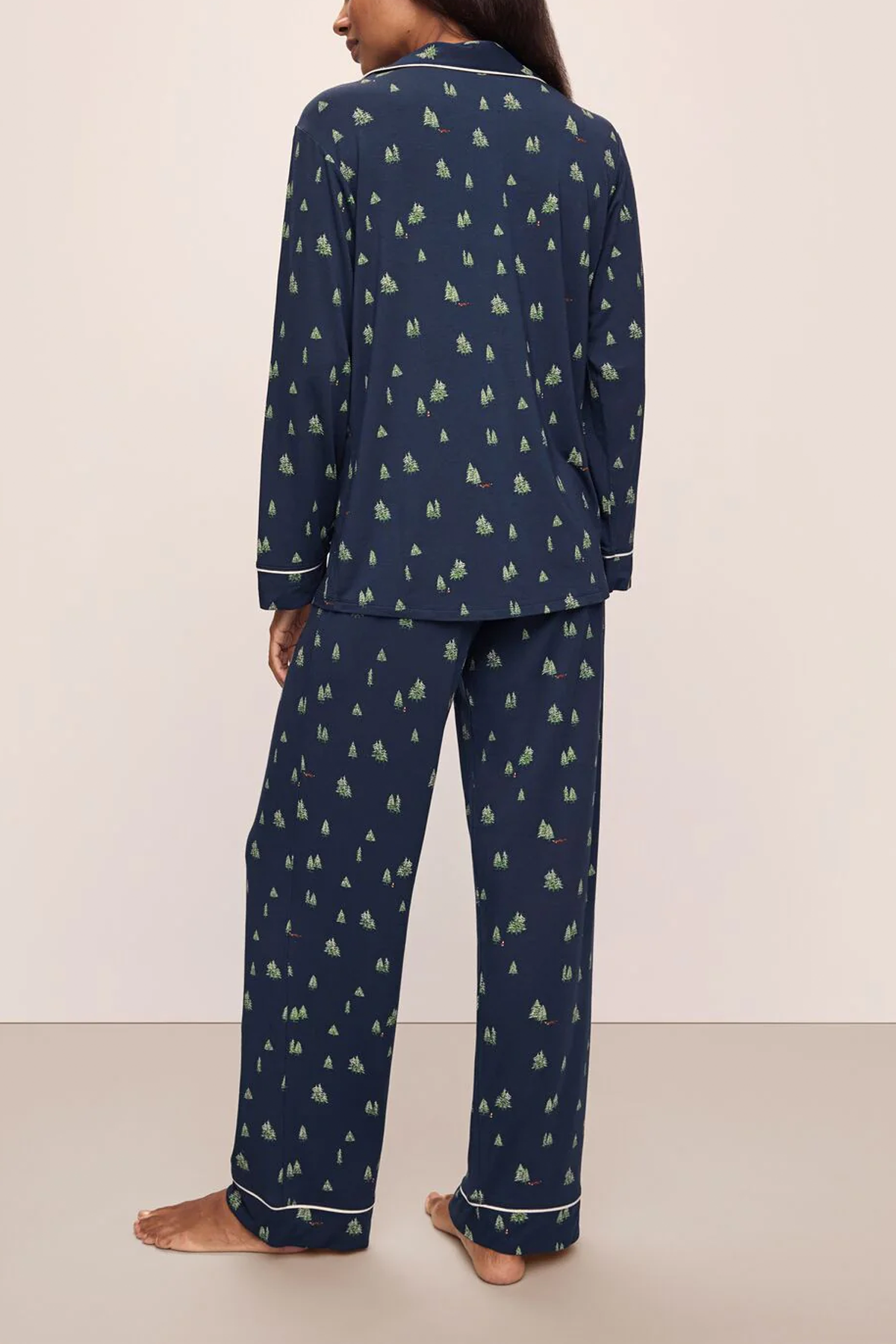 Eberjey Gisele Printed Long PJ Set