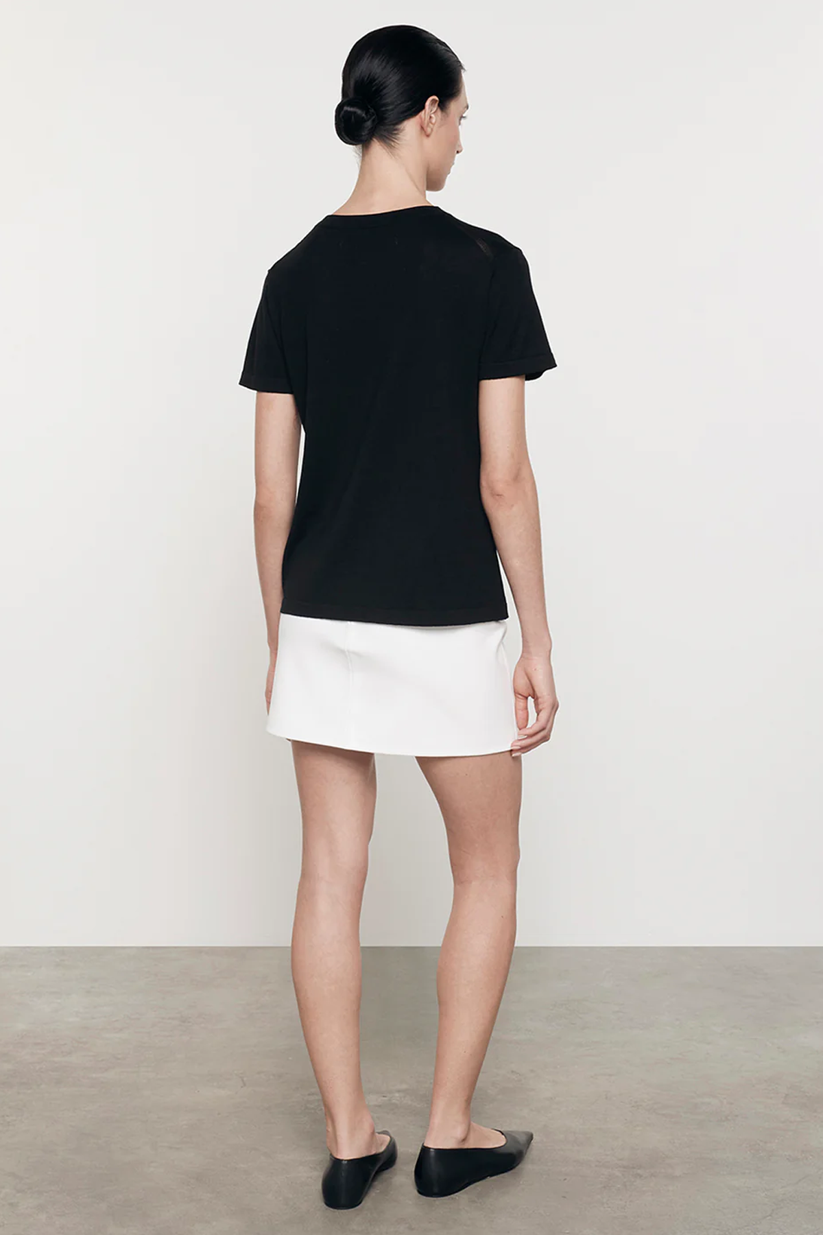 Enza Costa Silk Knit Perfect Tee