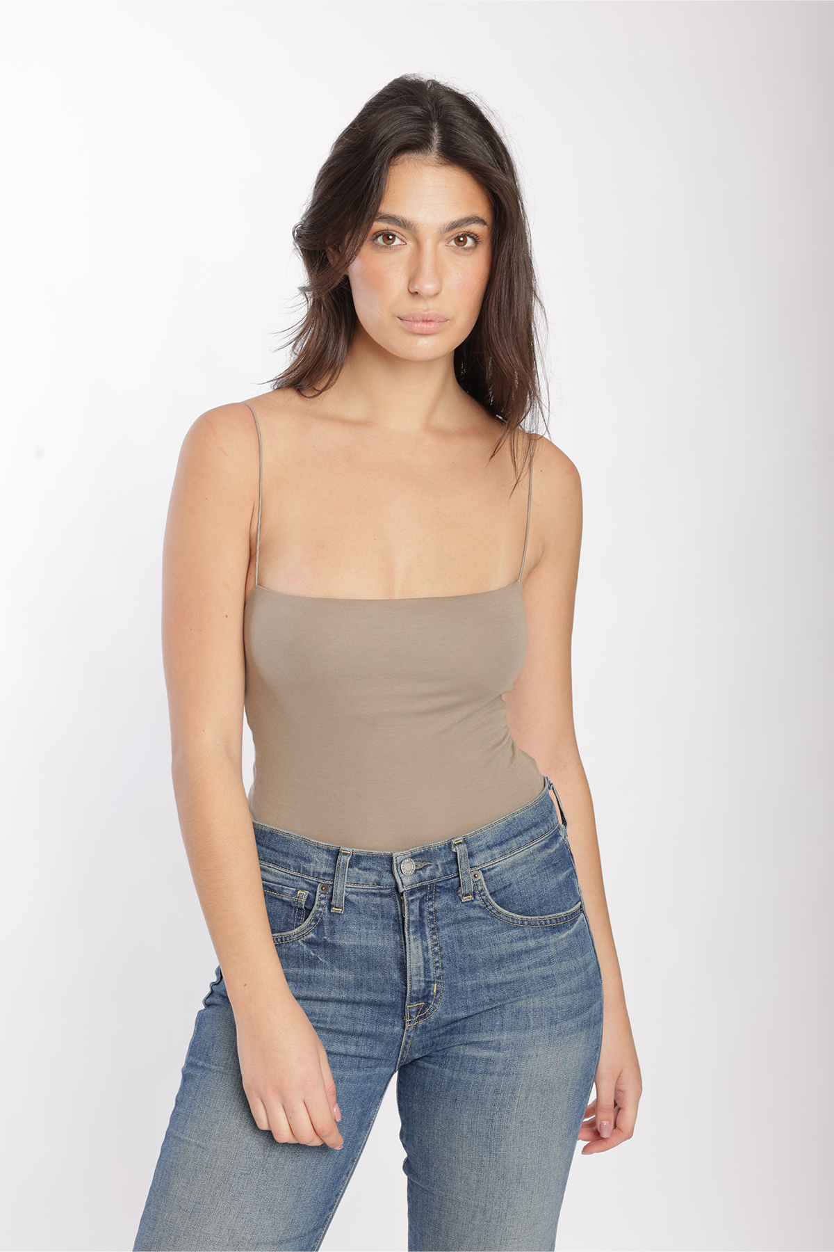 Enza Costa Supima Cotton Essential Strappy Tank