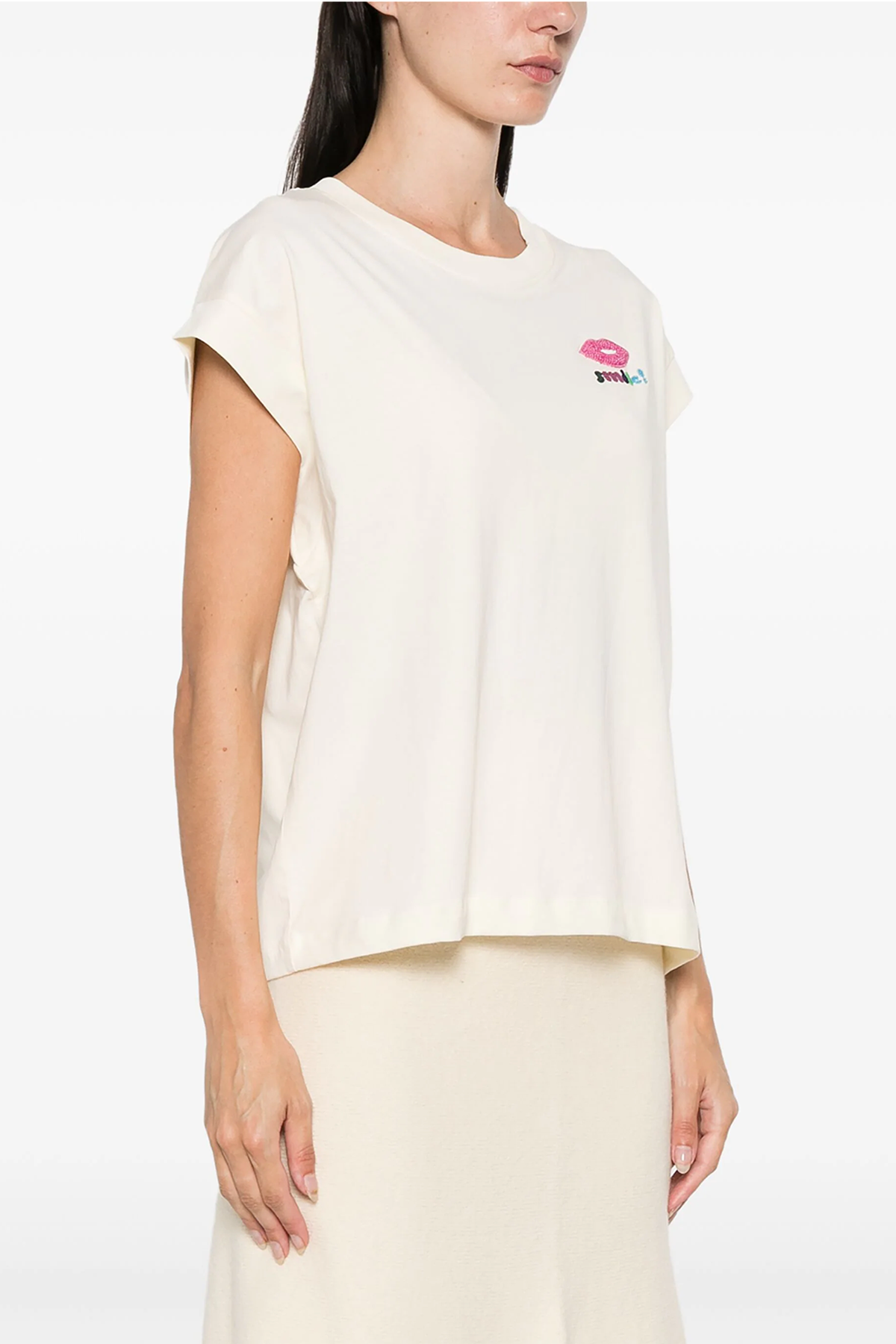 Essentiel Antwerp Glaieul Embroidered T-Shirt