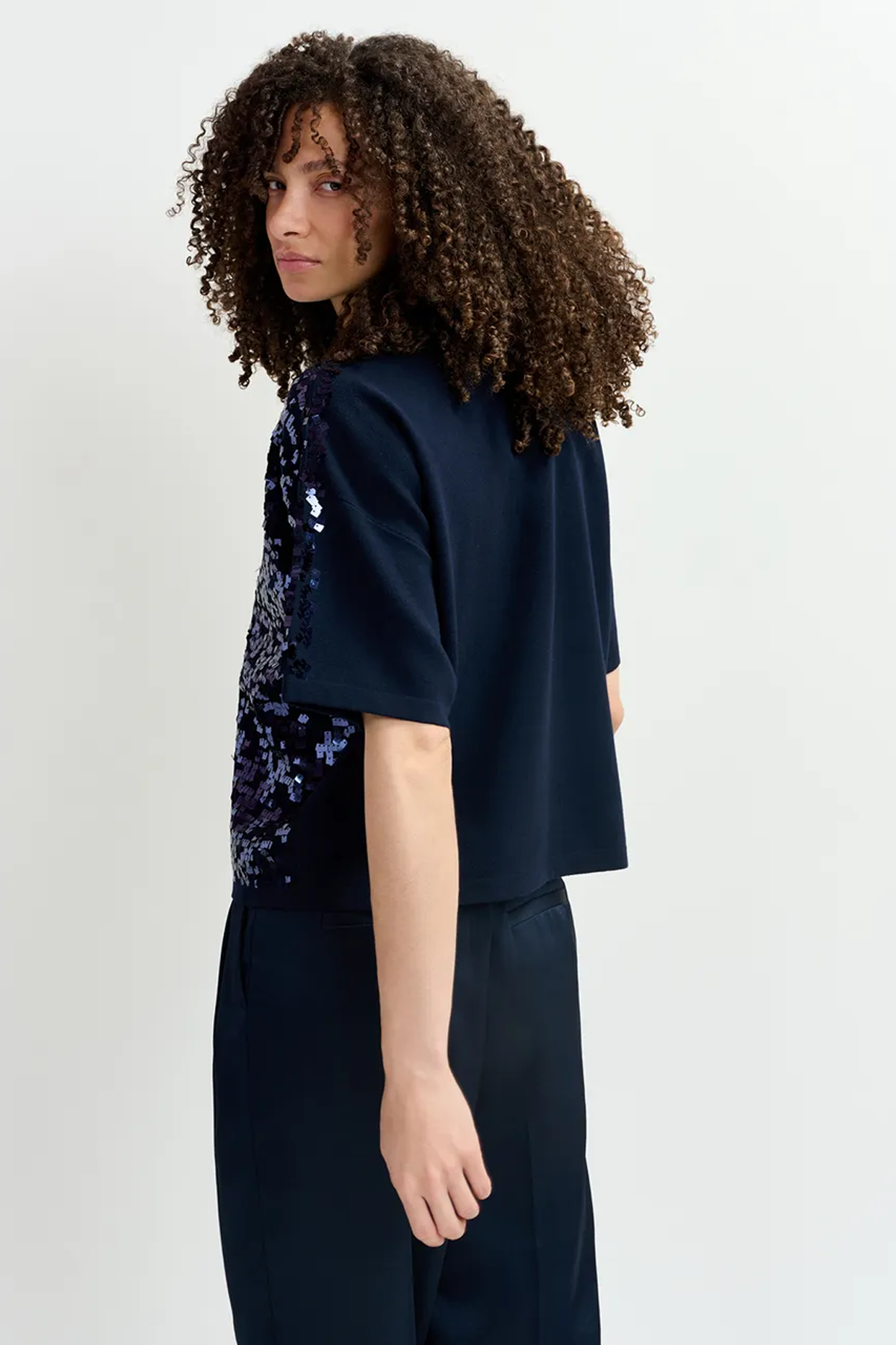 Essentiel Antwerp Glitz Embroidered Polo