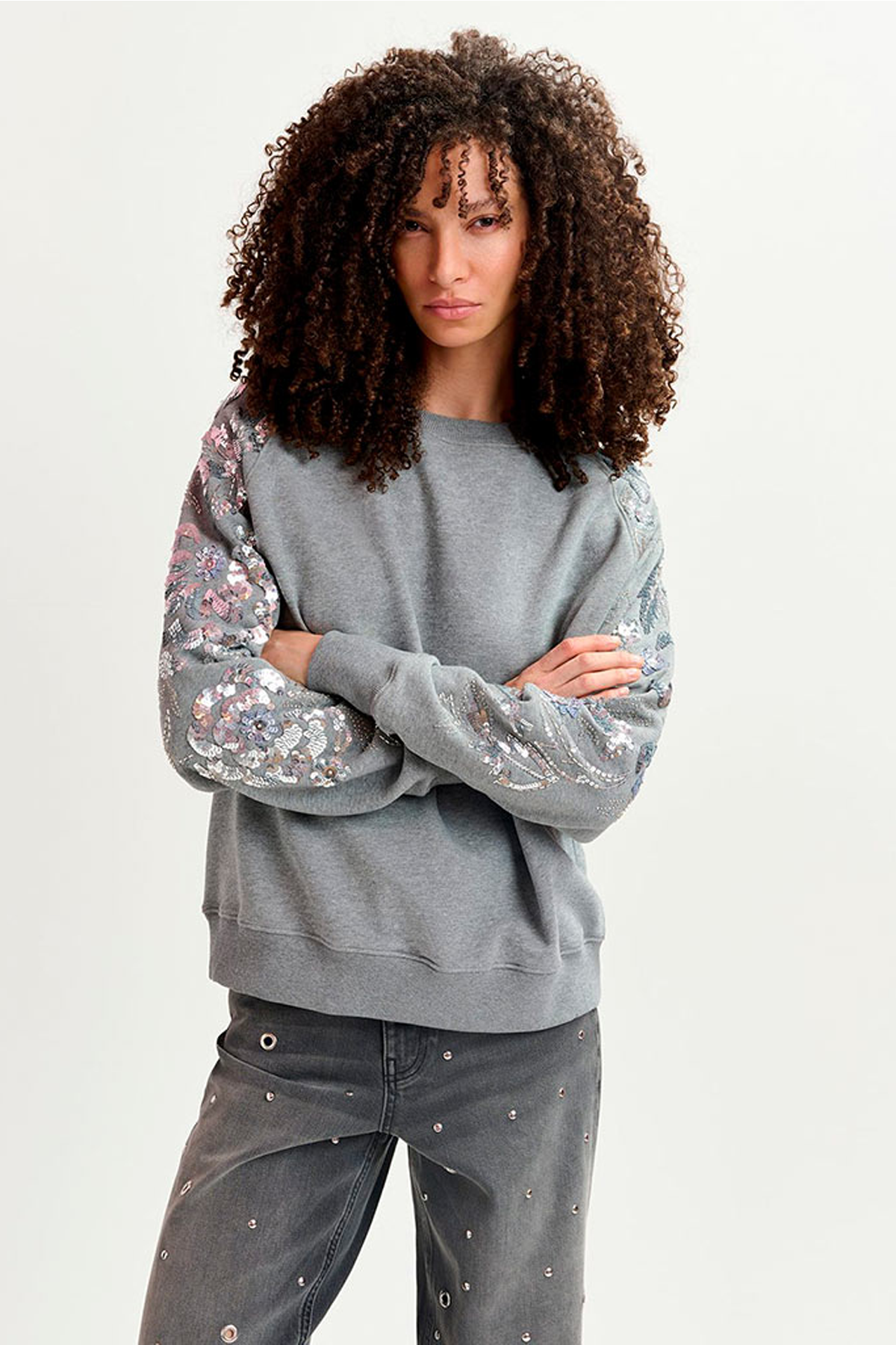 Essentiel Antwerp Guepe Embroidered Sweatshirt