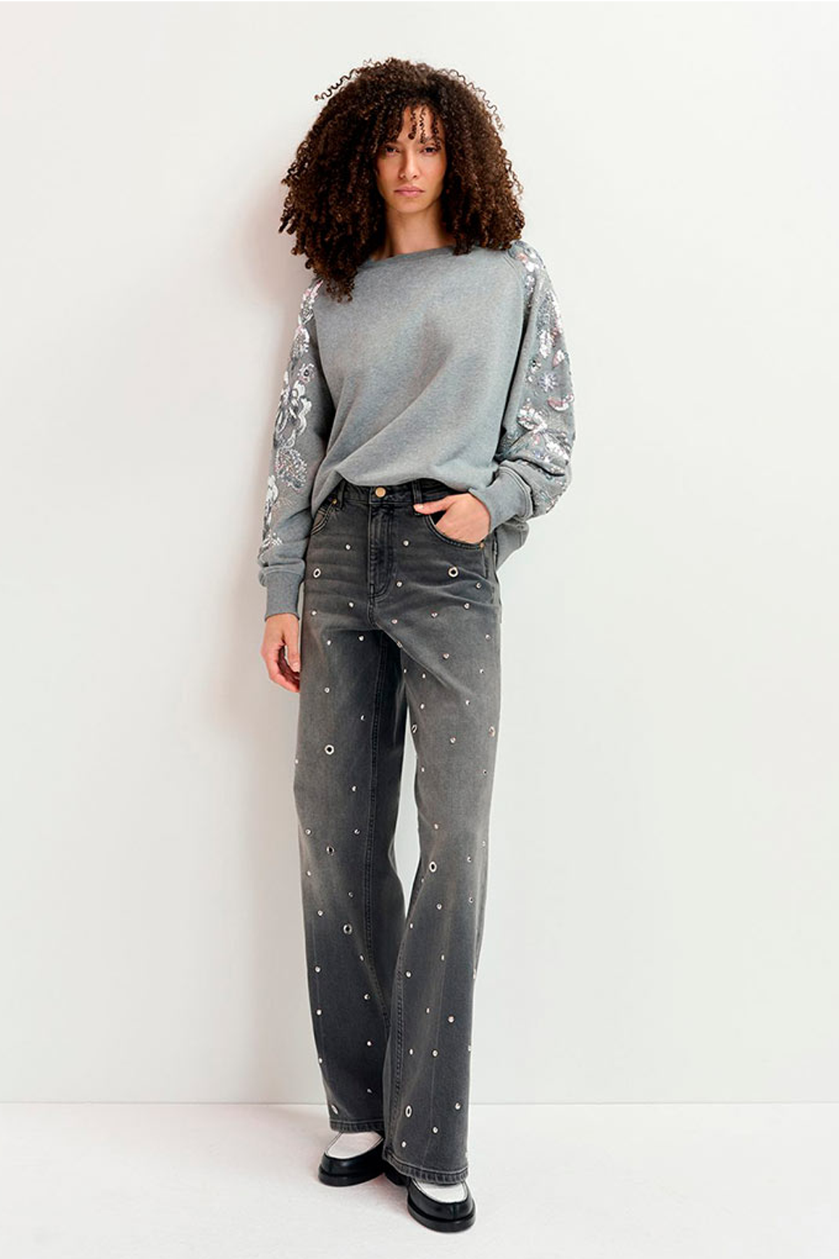 Essentiel Antwerp Guepe Embroidered Sweatshirt