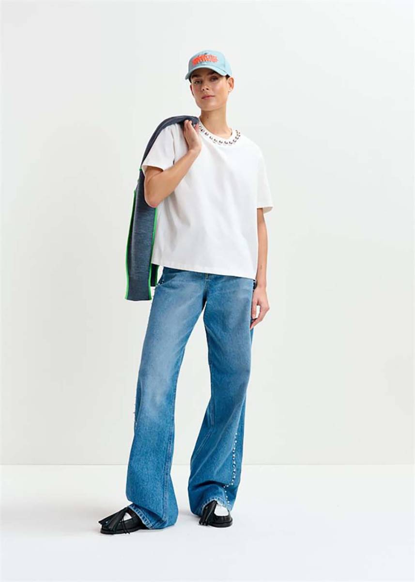 Essentiel Antwerp Intenso Silver Balls T-Shirt