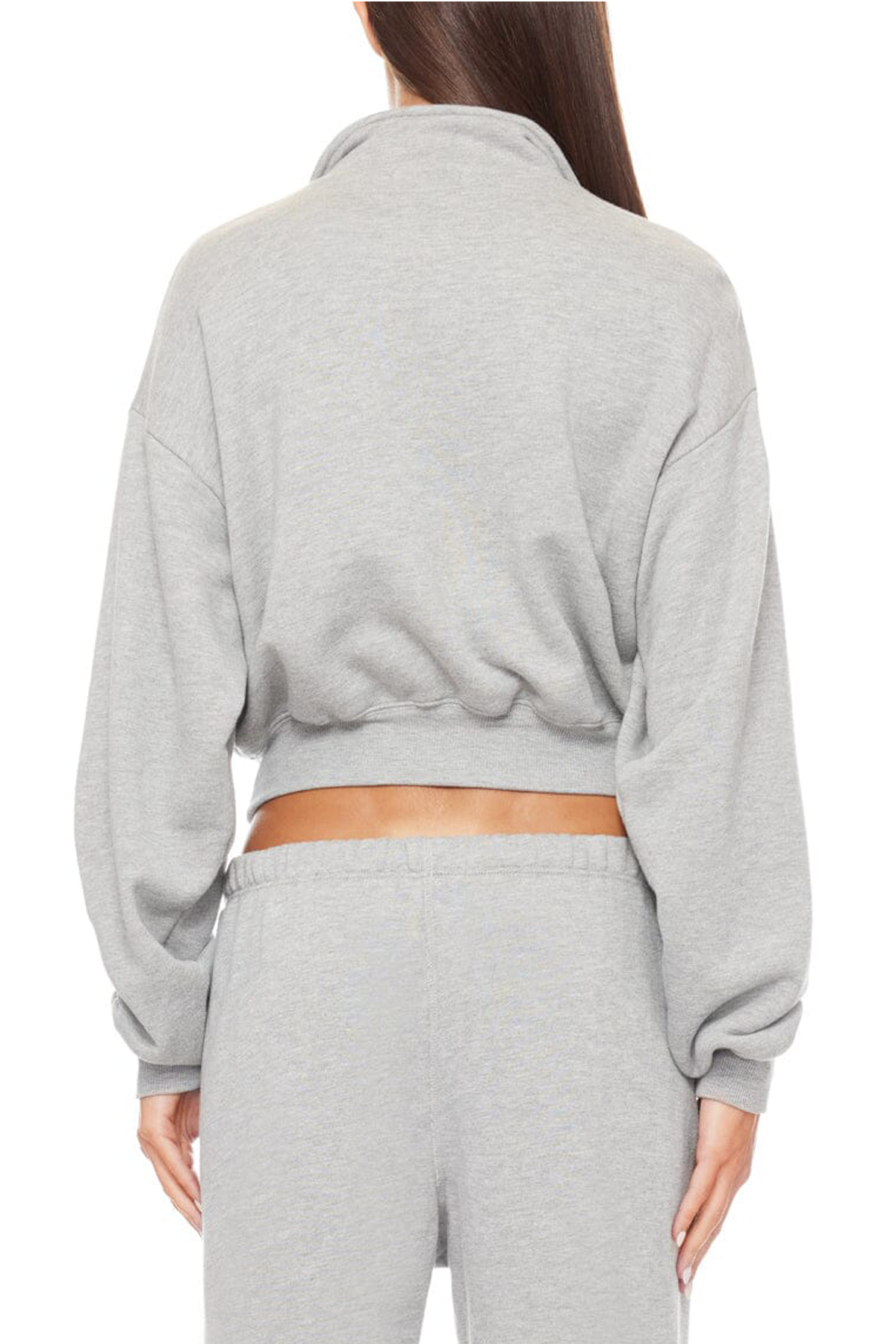 Éterne Cropped Half-Zip Sweatshirt