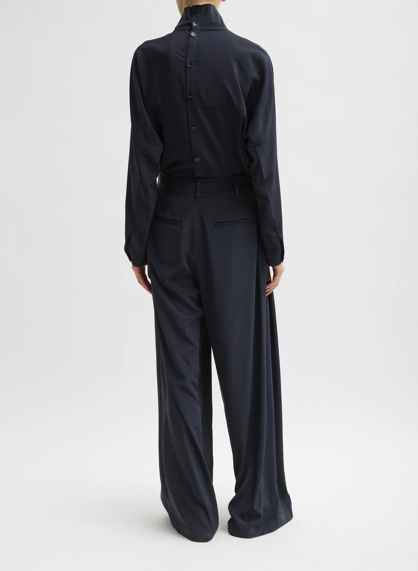Tibi Relaxed Suiting Triple Pleat Pant