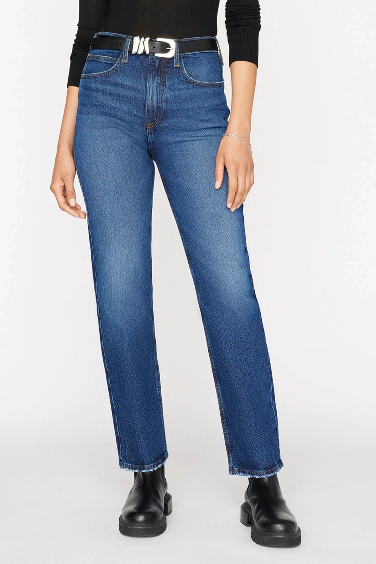 Frame High'n'Tight Straight Jeans