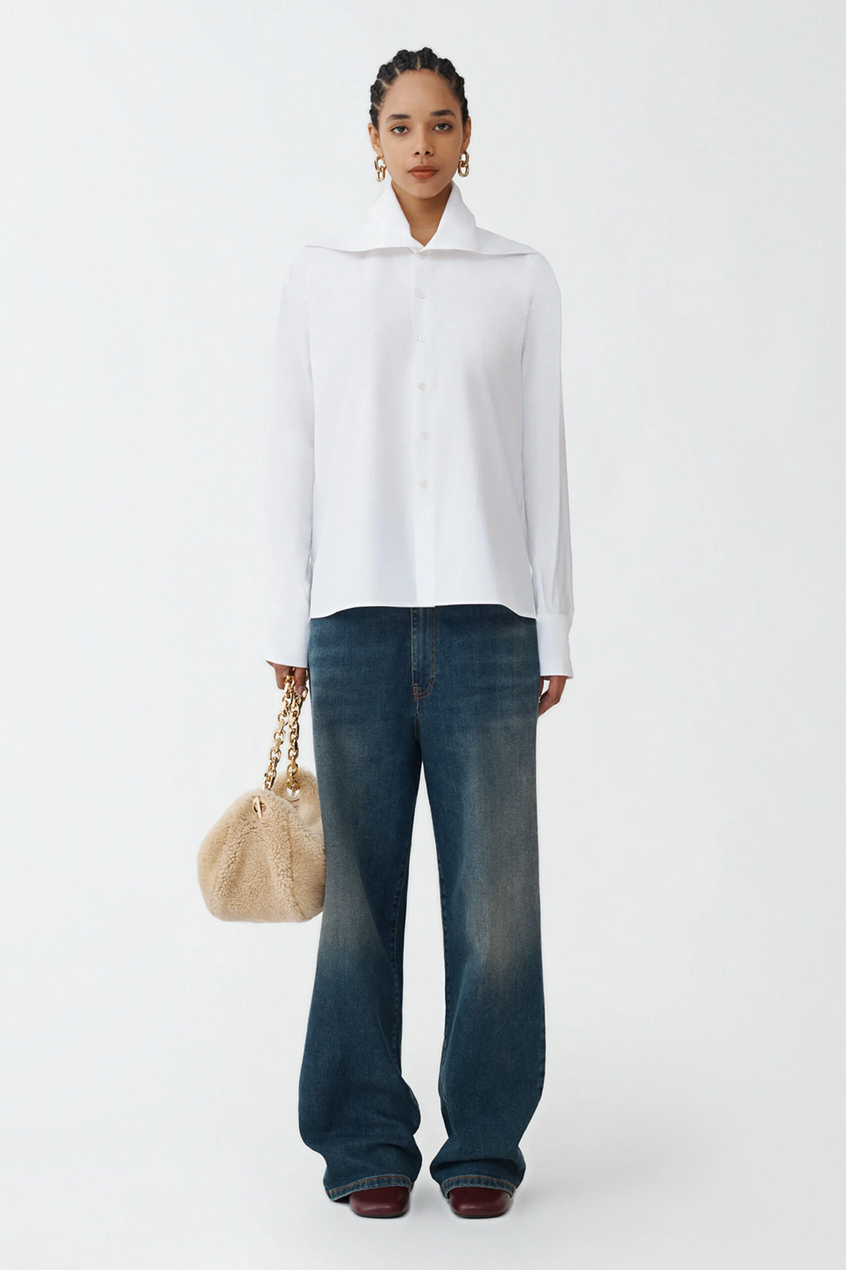 Fabiana Filippi Optical White Poplin Shirt