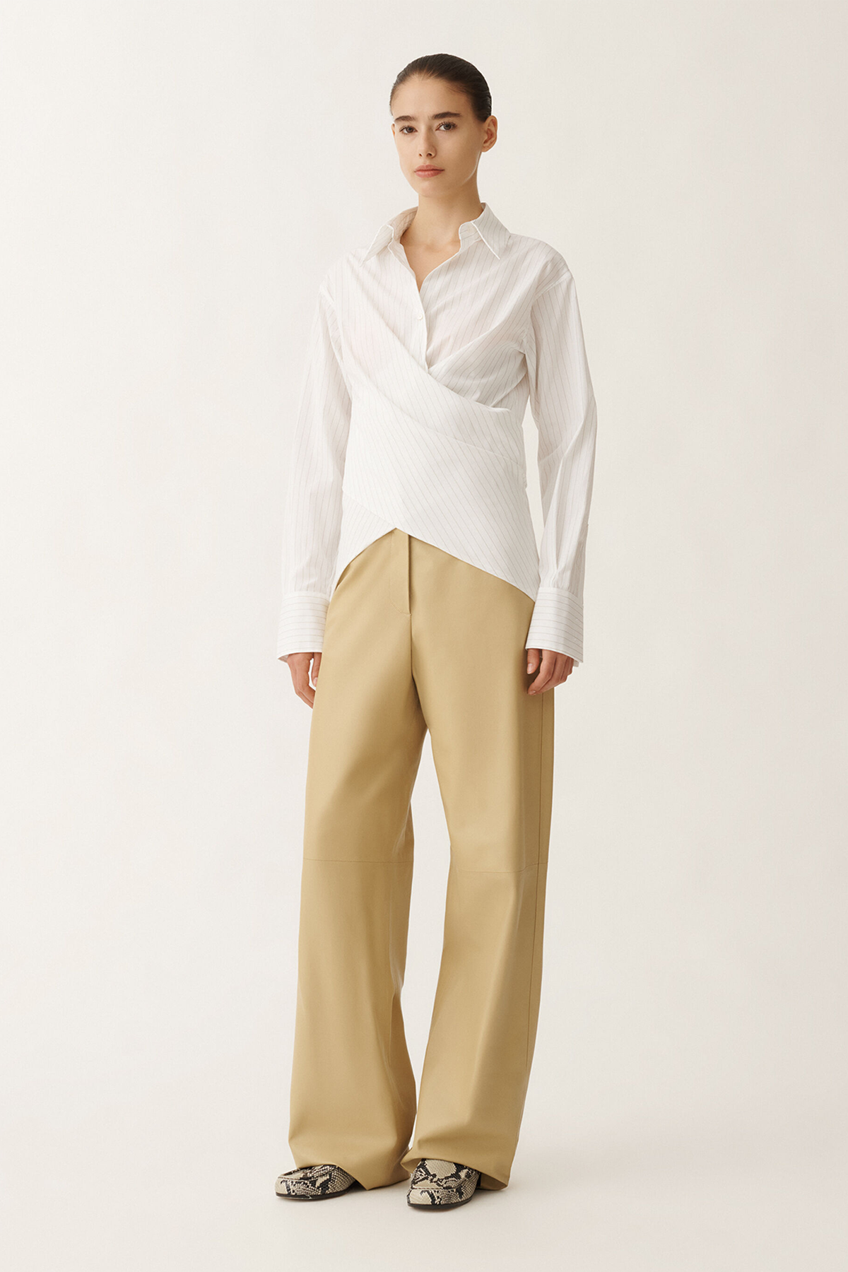 Fabiana Filippi Popin Shirt with Crossed Front