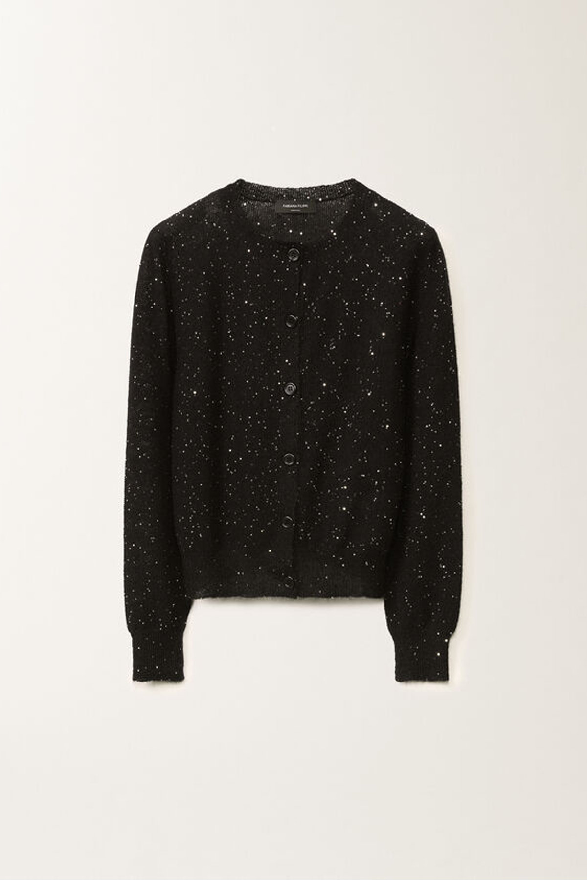 Fabiana Filippi Sequin Soft Mohair Mini Cardigan