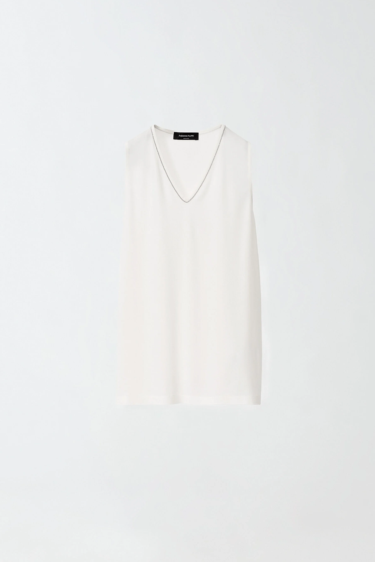 Fabiana Filippi Viscose Sablé Vest Top