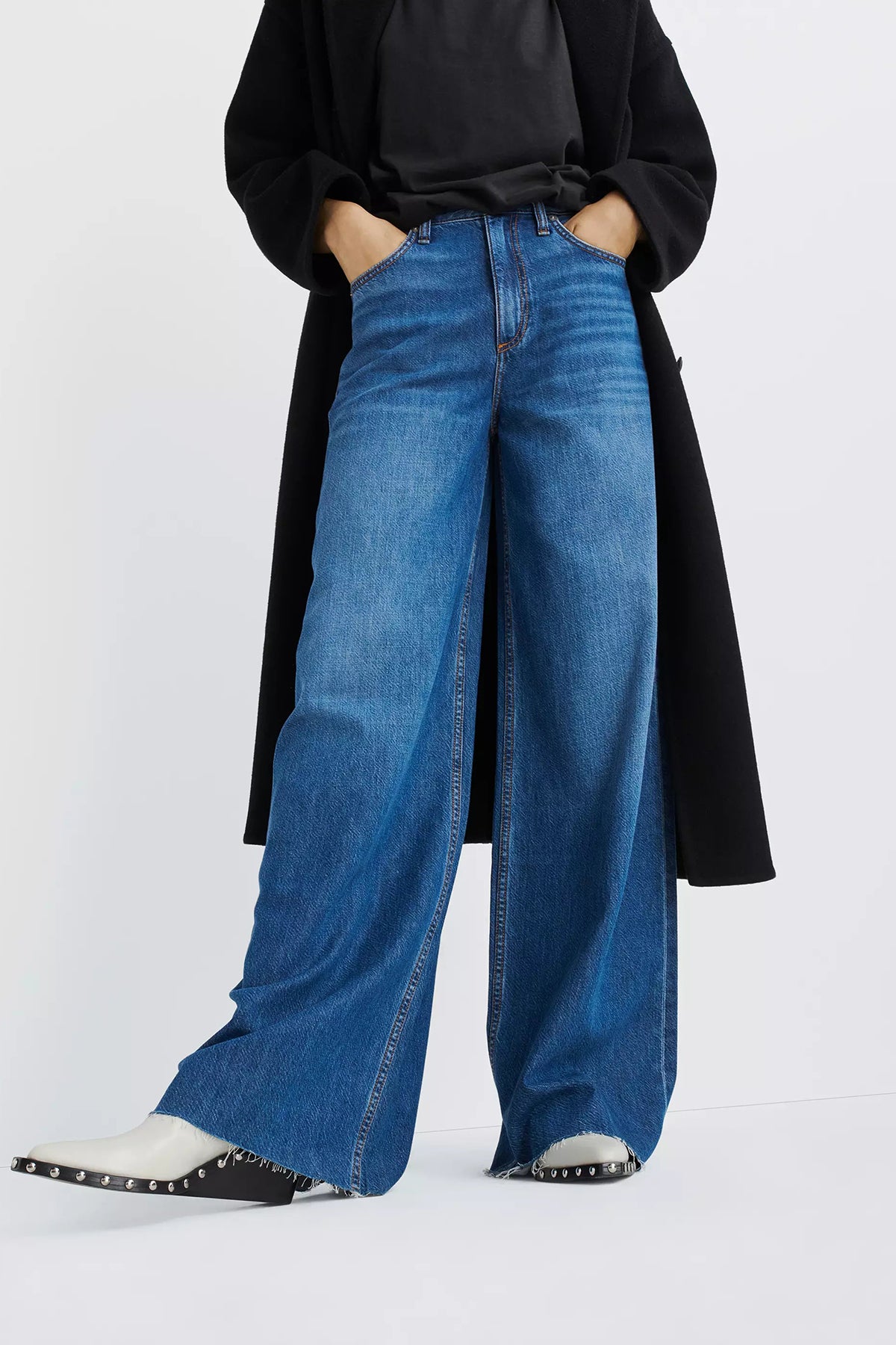 Rag & Bone Featherweight Sofie Wide Leg Jeans