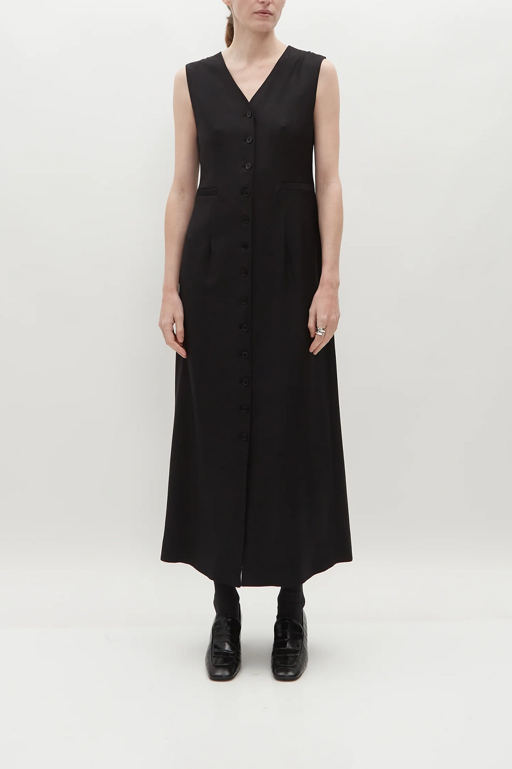 Loulou Studio Idika Long Buttoned Dress