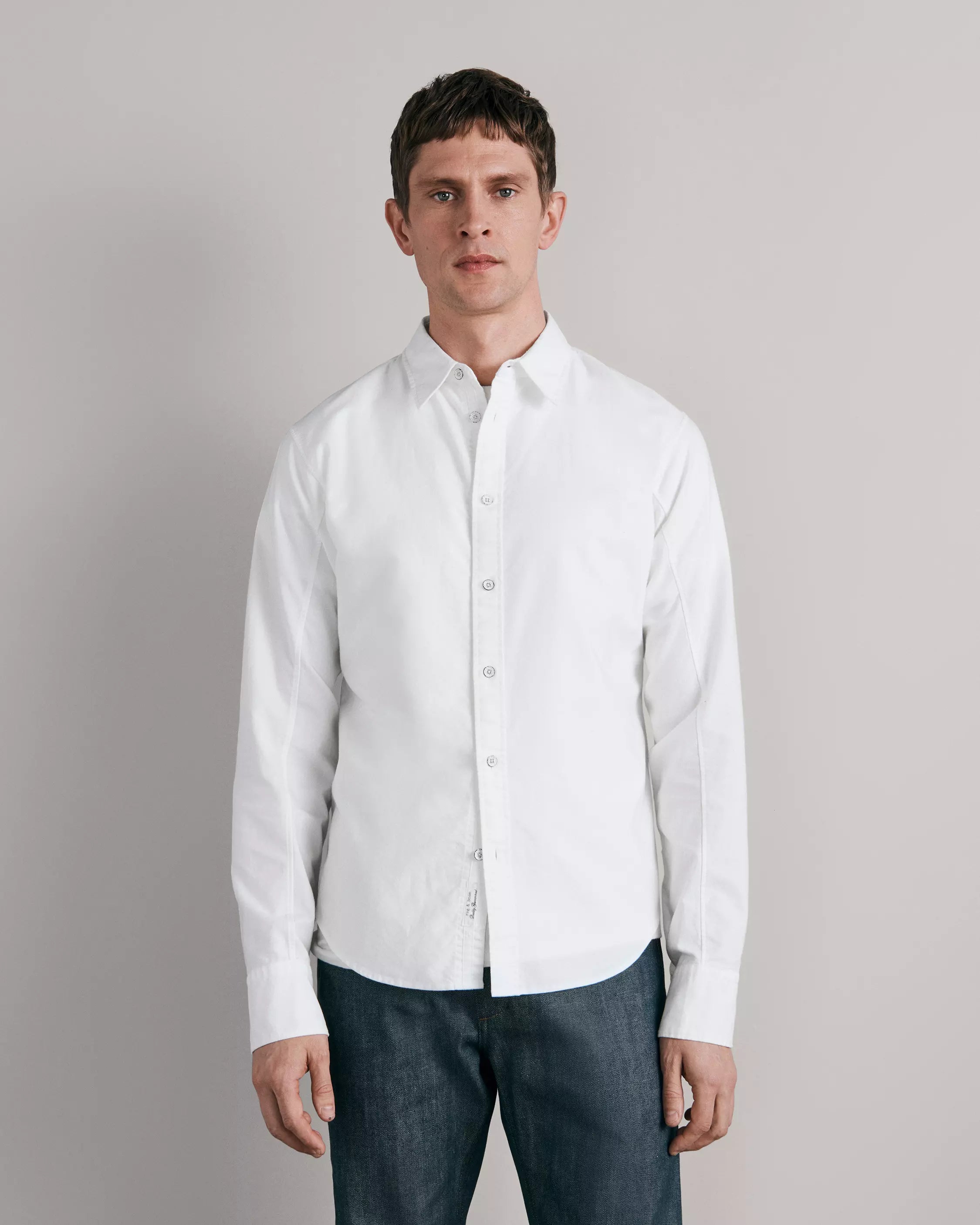 Rag & Bone Men Fit 2 Engineered Oxford Shirt