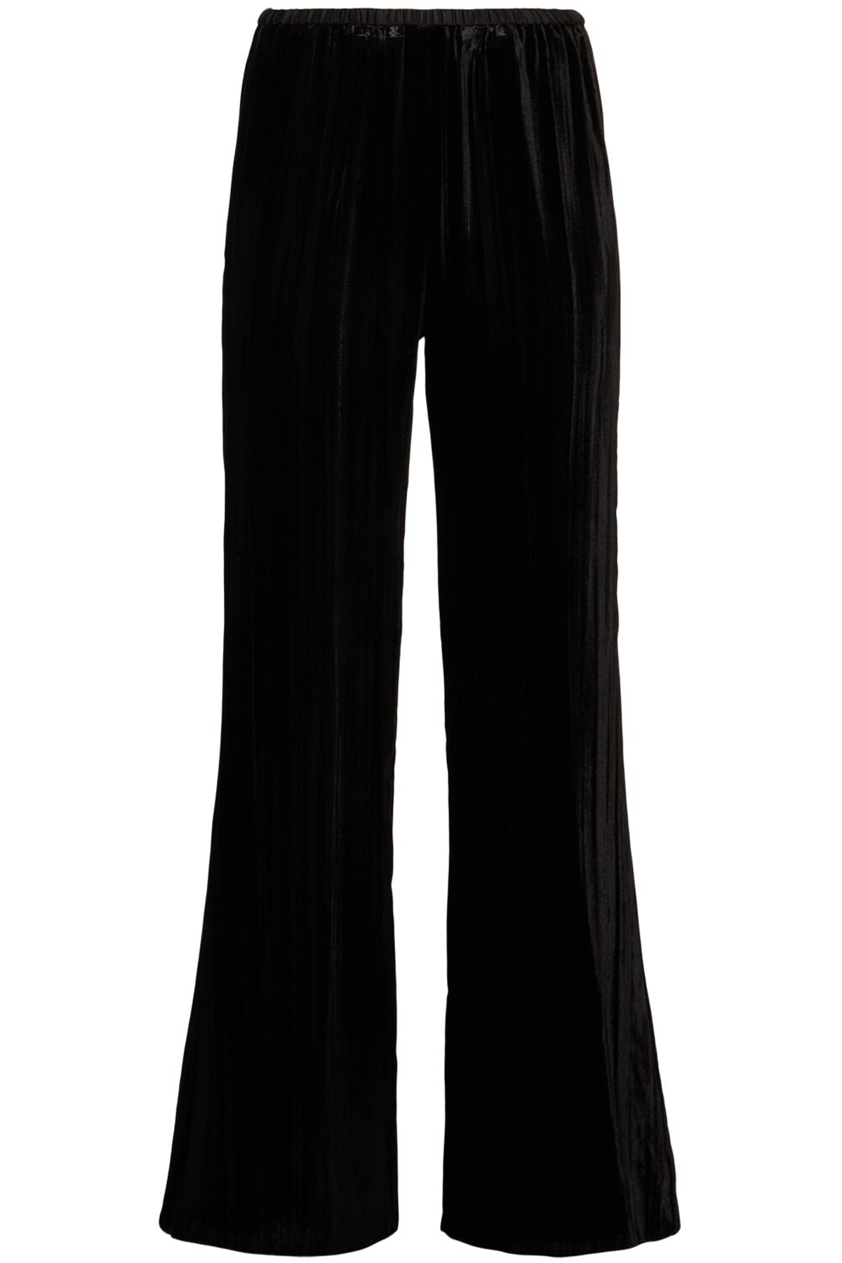 Forte Forte Pliss' Velvet Flare Pants