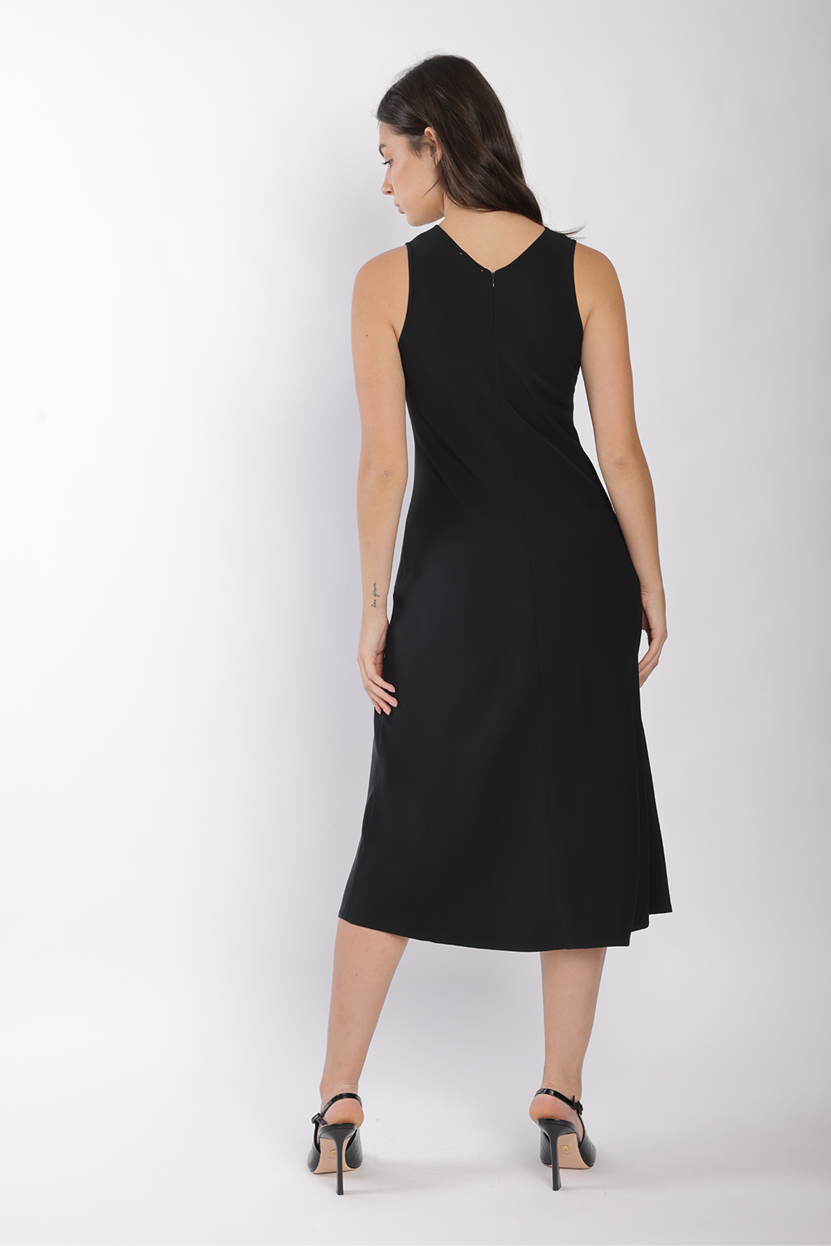 Forte Forte Stretch Cady Crepe Sleeveless Dress