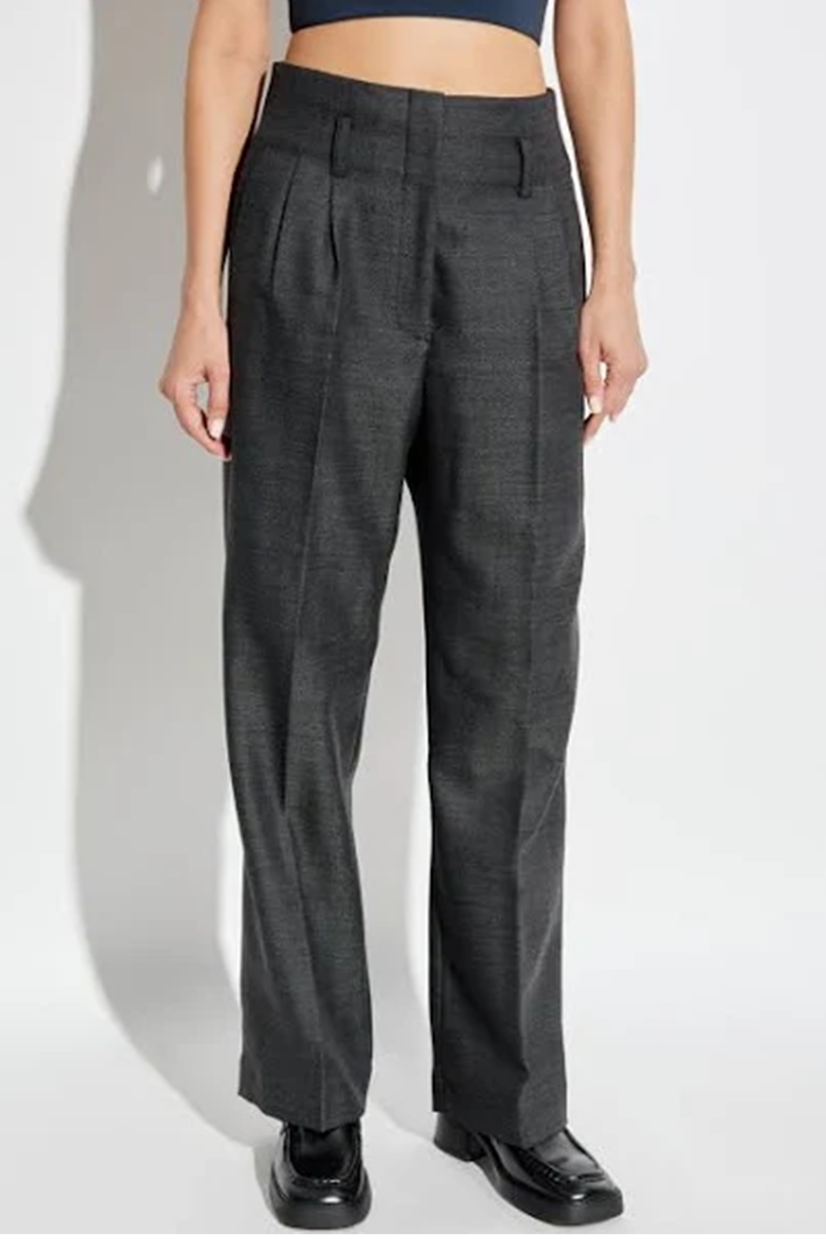 Forte Forte Wool Herringbone Pants