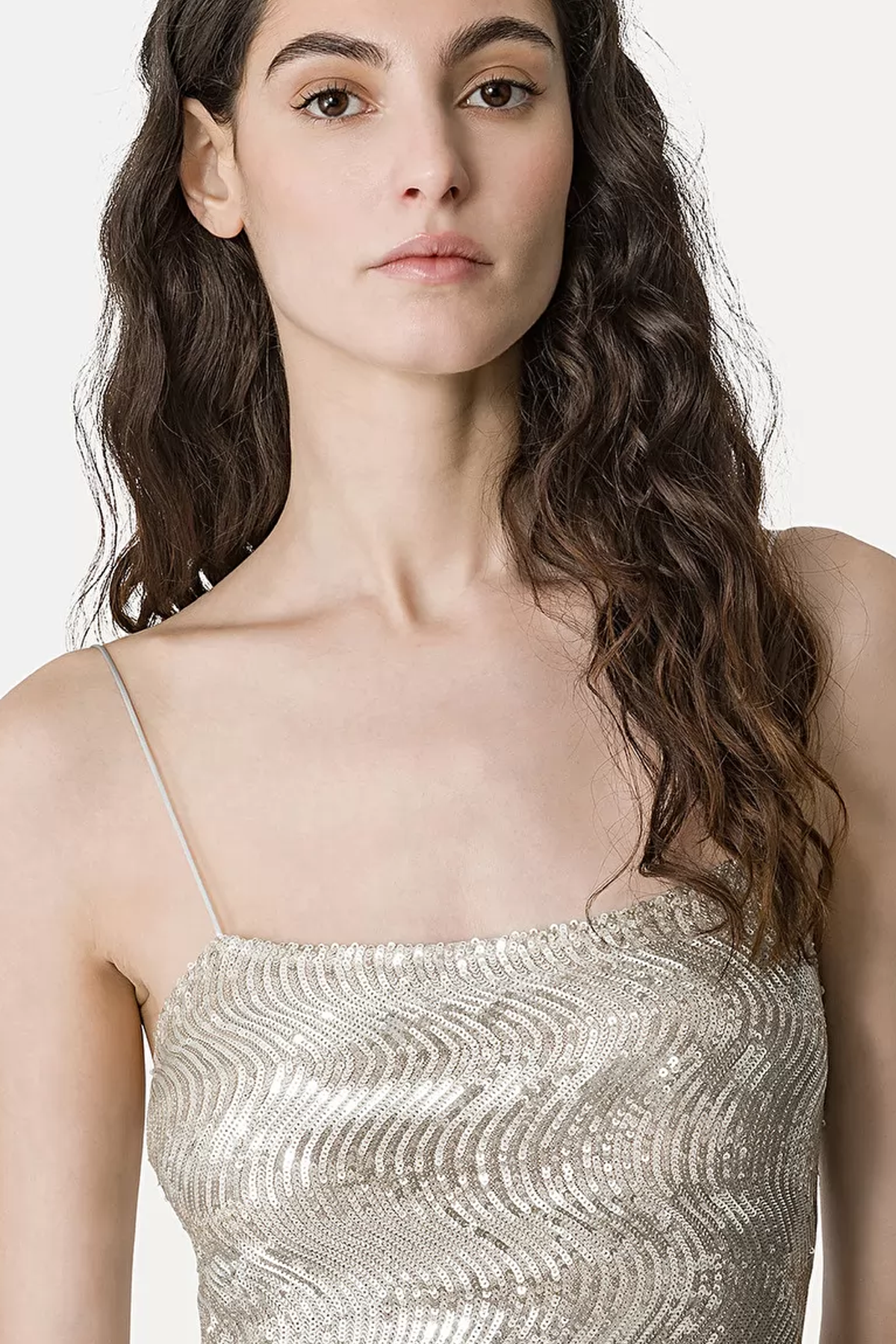 Forte Forte "La Danza Del Mare" Sequins Slip Dress