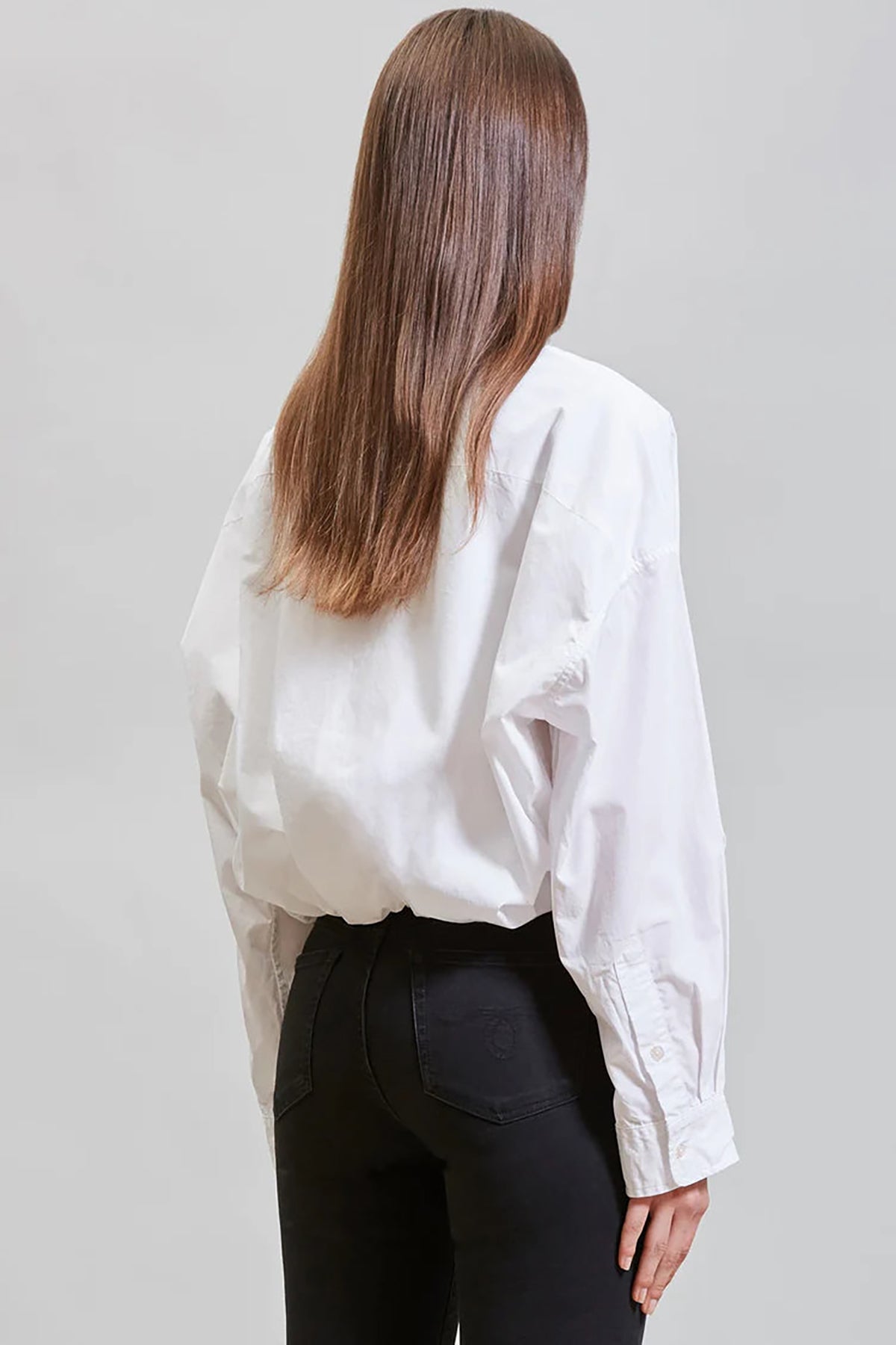 R13 Gathered Hem Shirt