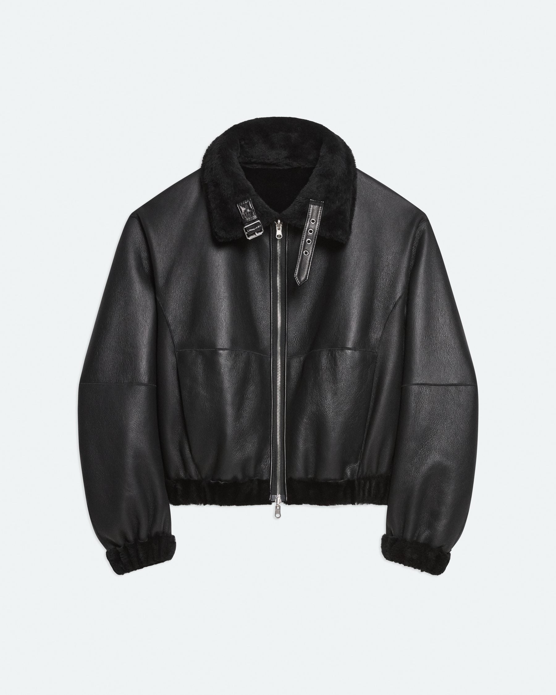 Helmut Lang Shearling Bomber