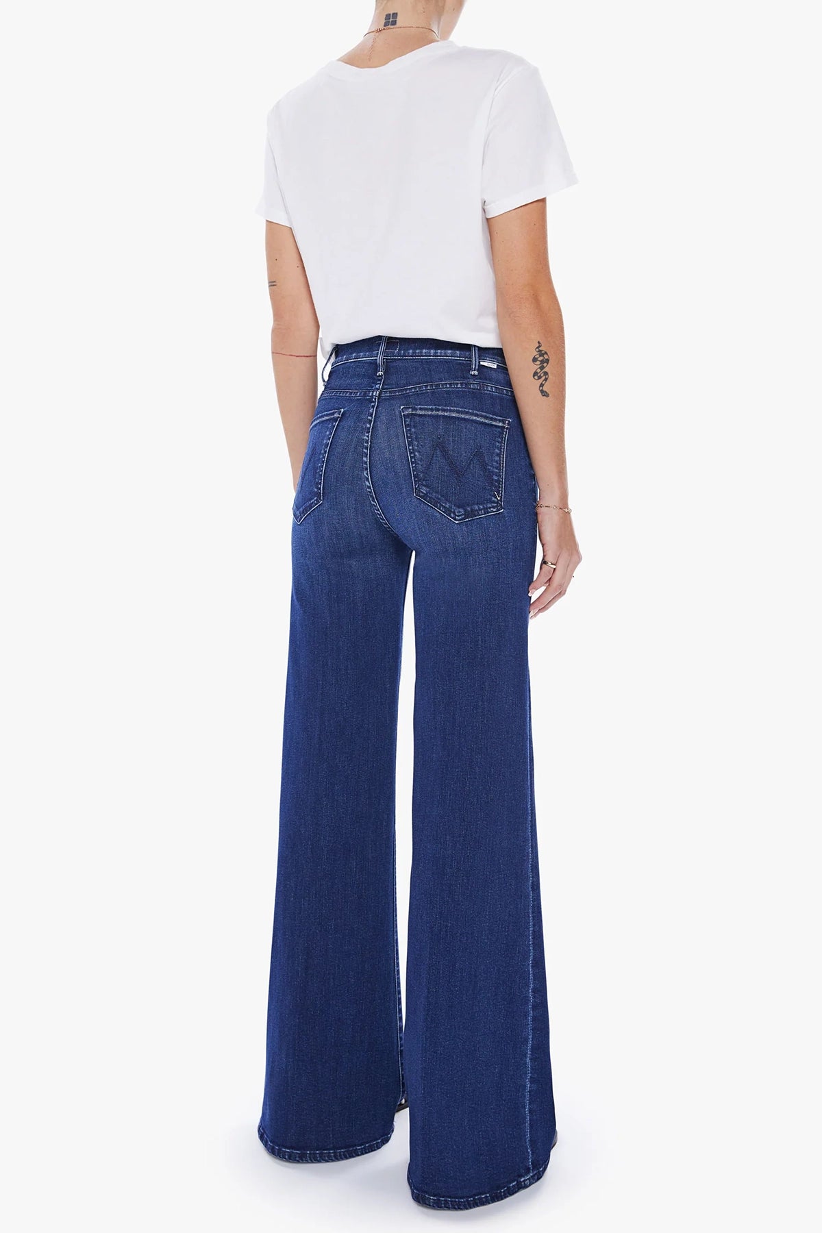 Mother The Hustler Roller Sneak Jeans