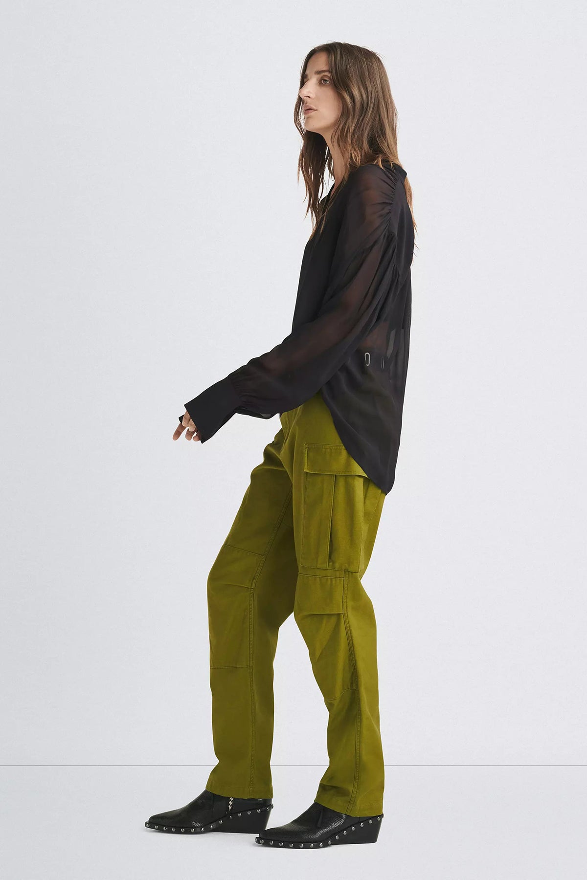 Rag & Bone Hannah Georgette Top