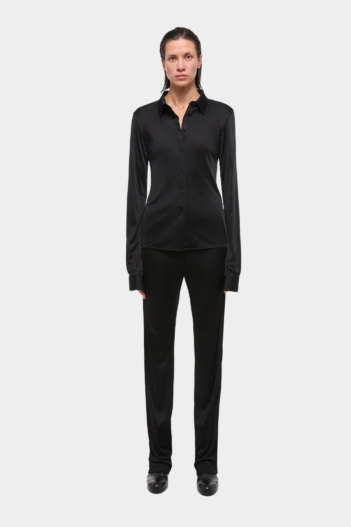 Helmut Lang Jersey Slim Shirt