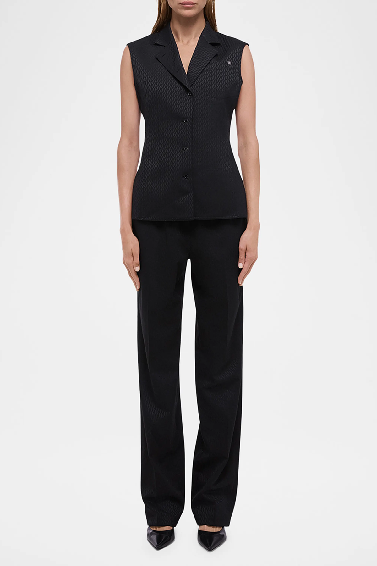 Helmut Lang Modest Jacquard Vest