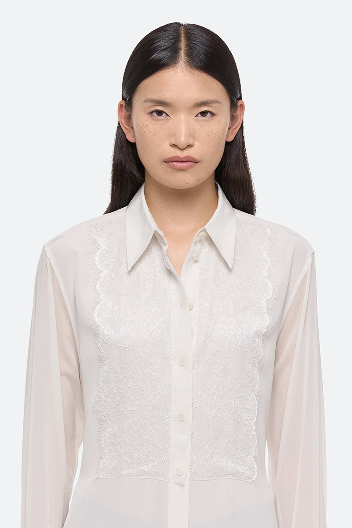 Helmut Lang Relaxed Lace Shirt