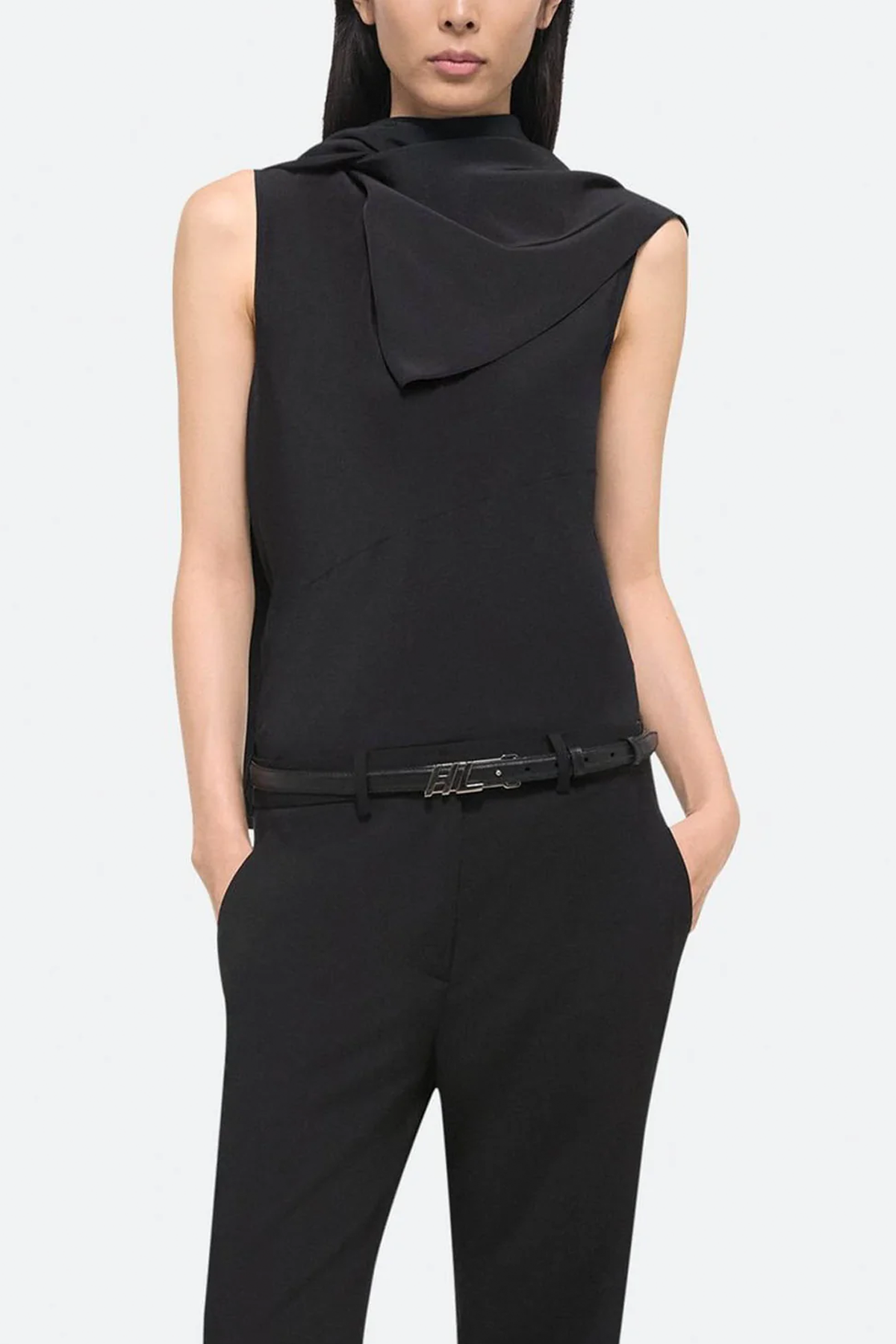 Helmut Lang Scarf Blouse