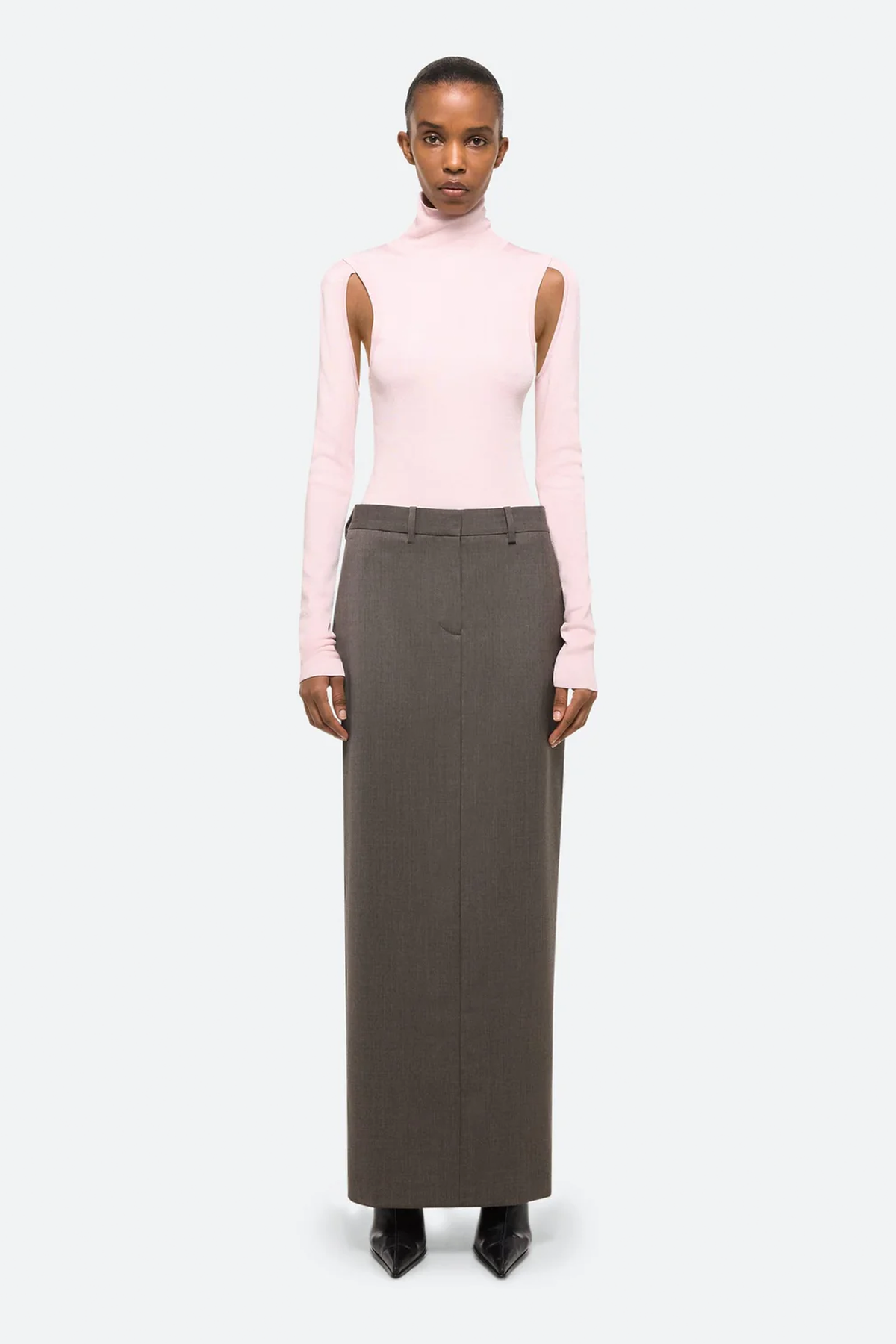 Helmut Lang Zip Maxi Skirt