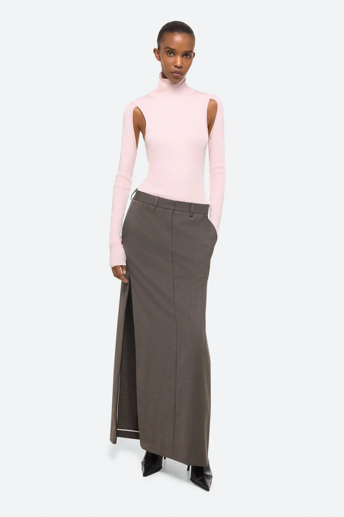 Helmut Lang Zip Maxi Skirt