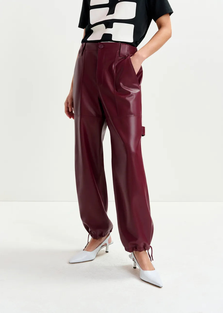 Essentiel Antwerp Itao Faux Leather Pants